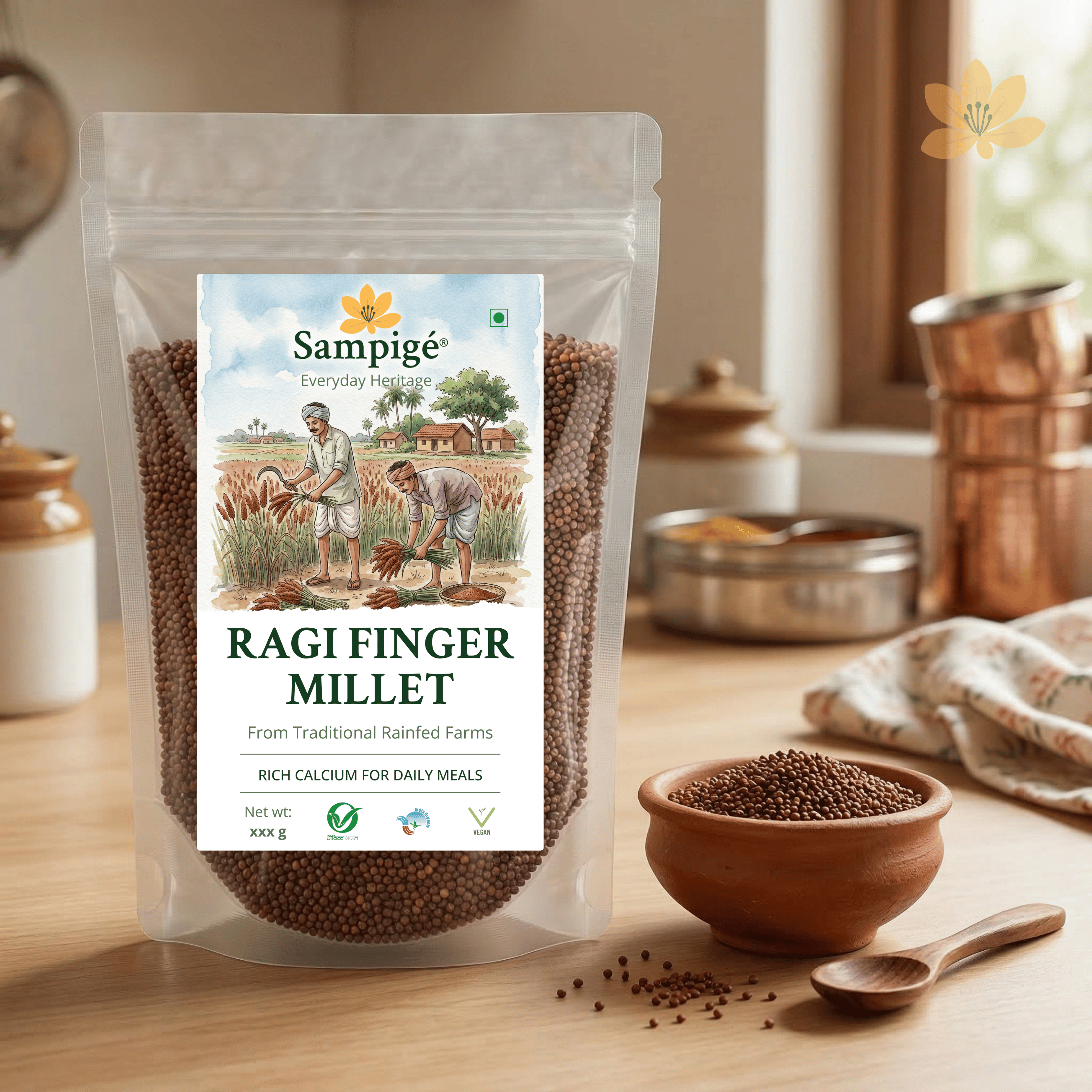 Sampige Ragi Finger Millet