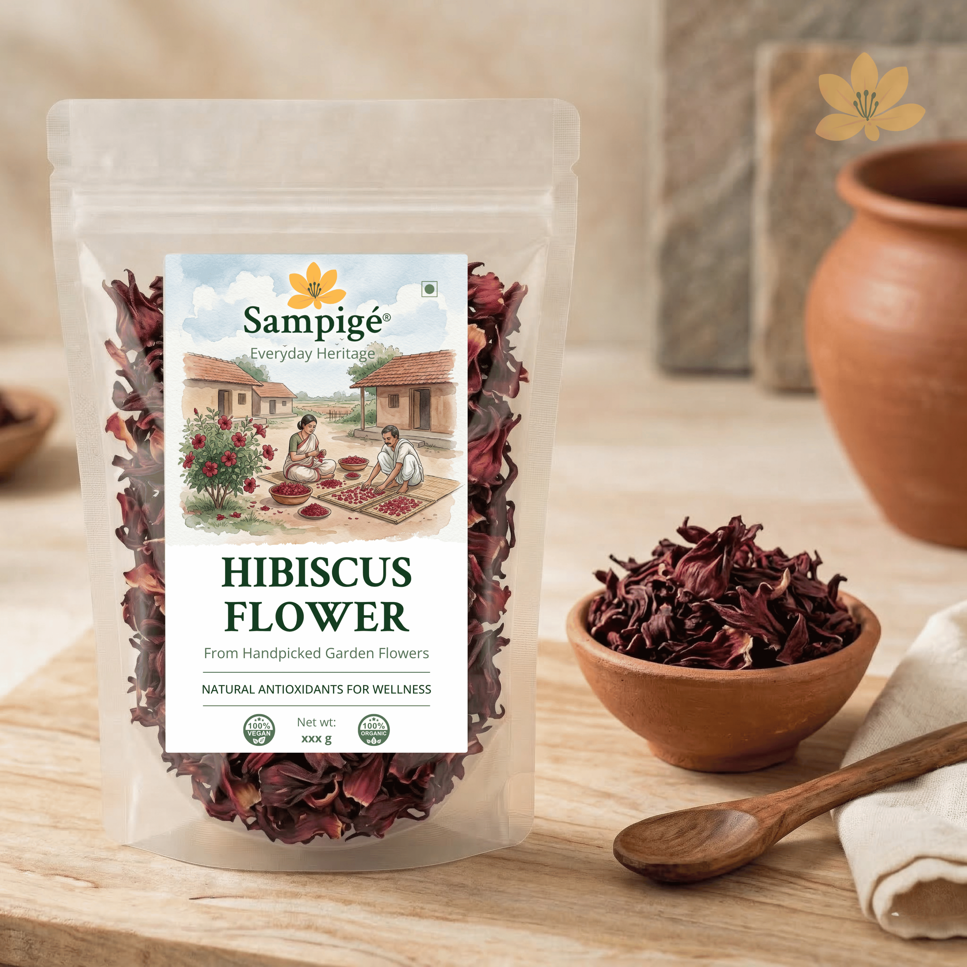 Sampige Hibiscus Flower