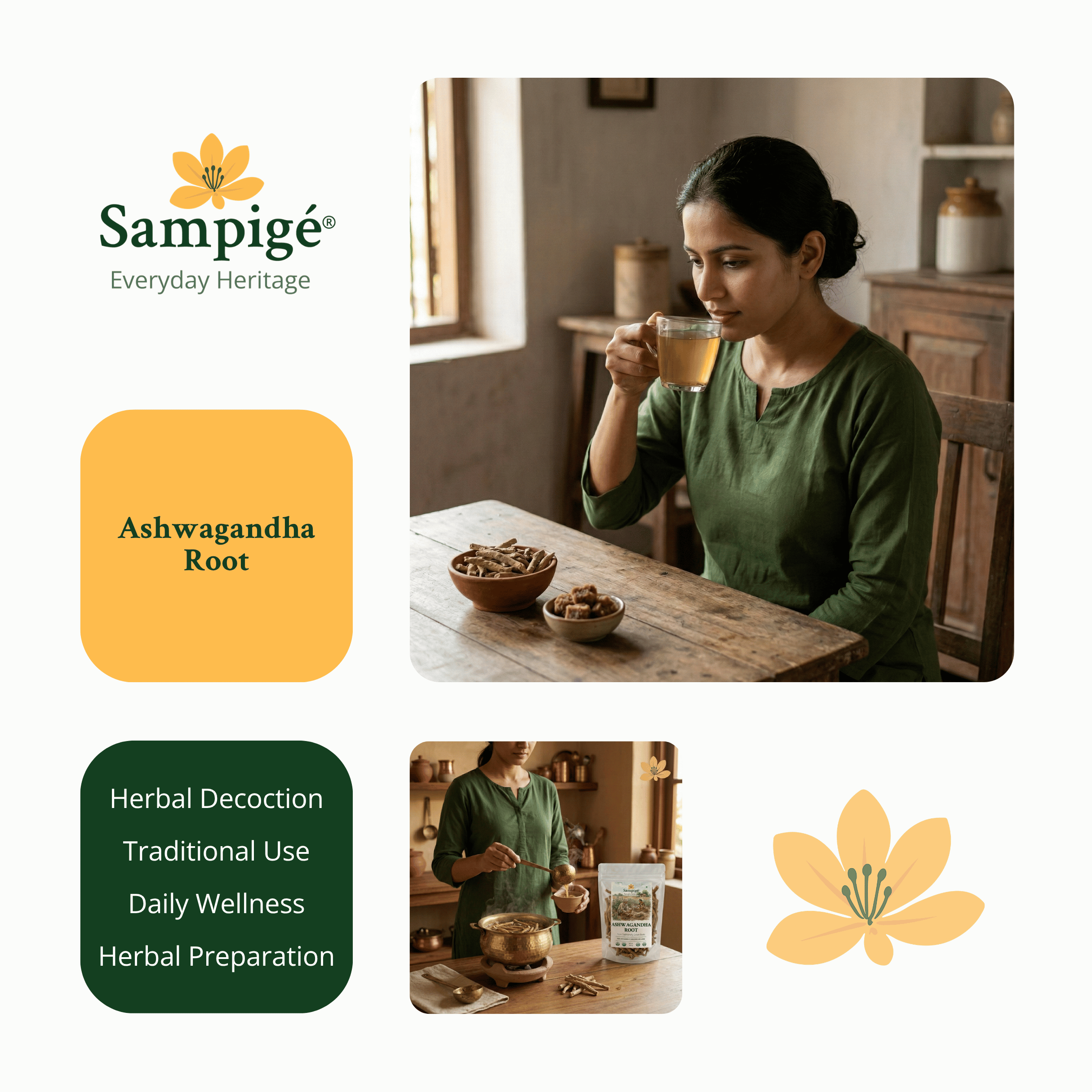 Sampige Ashwagandha Root