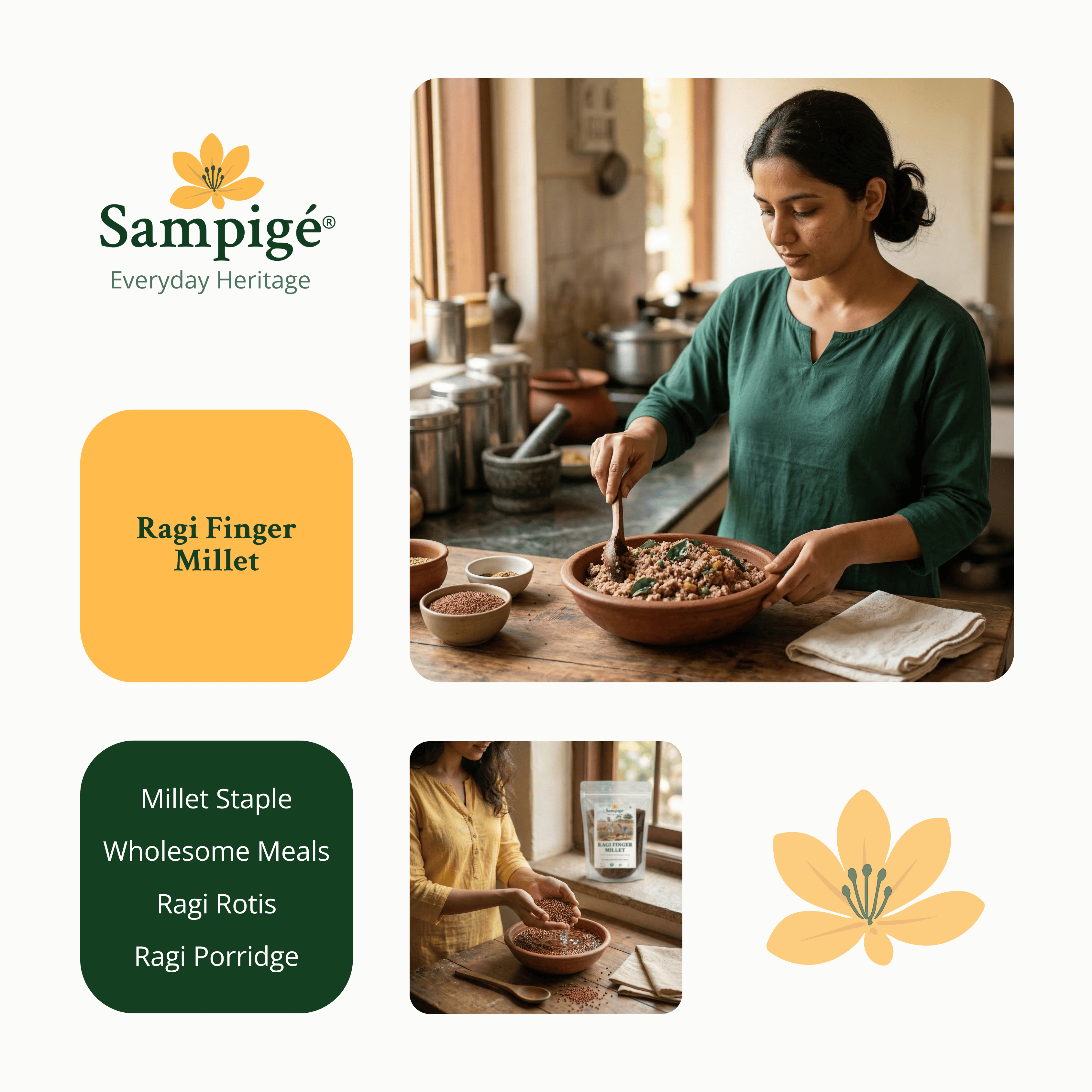 Sampige Ragi Finger Millet