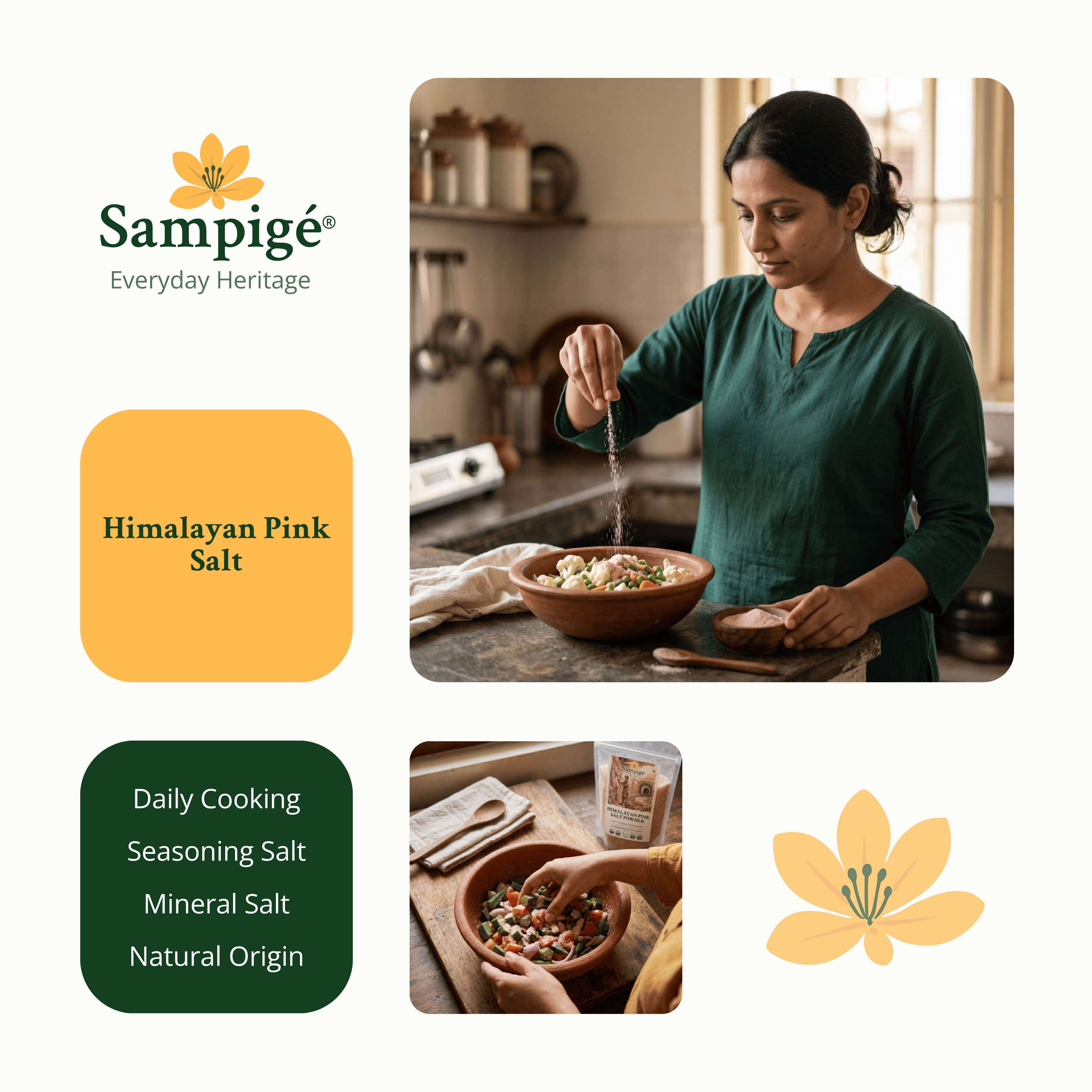Sampige Himalayan Pink Salt Powder