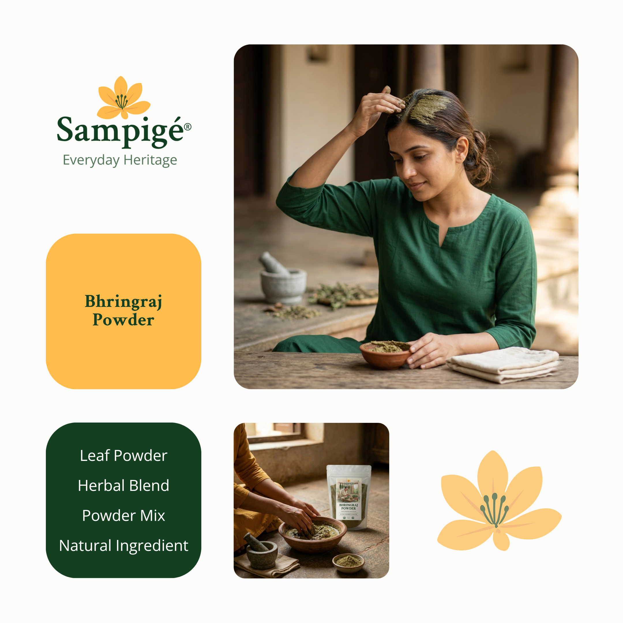 Sampige Bhringraj Powder