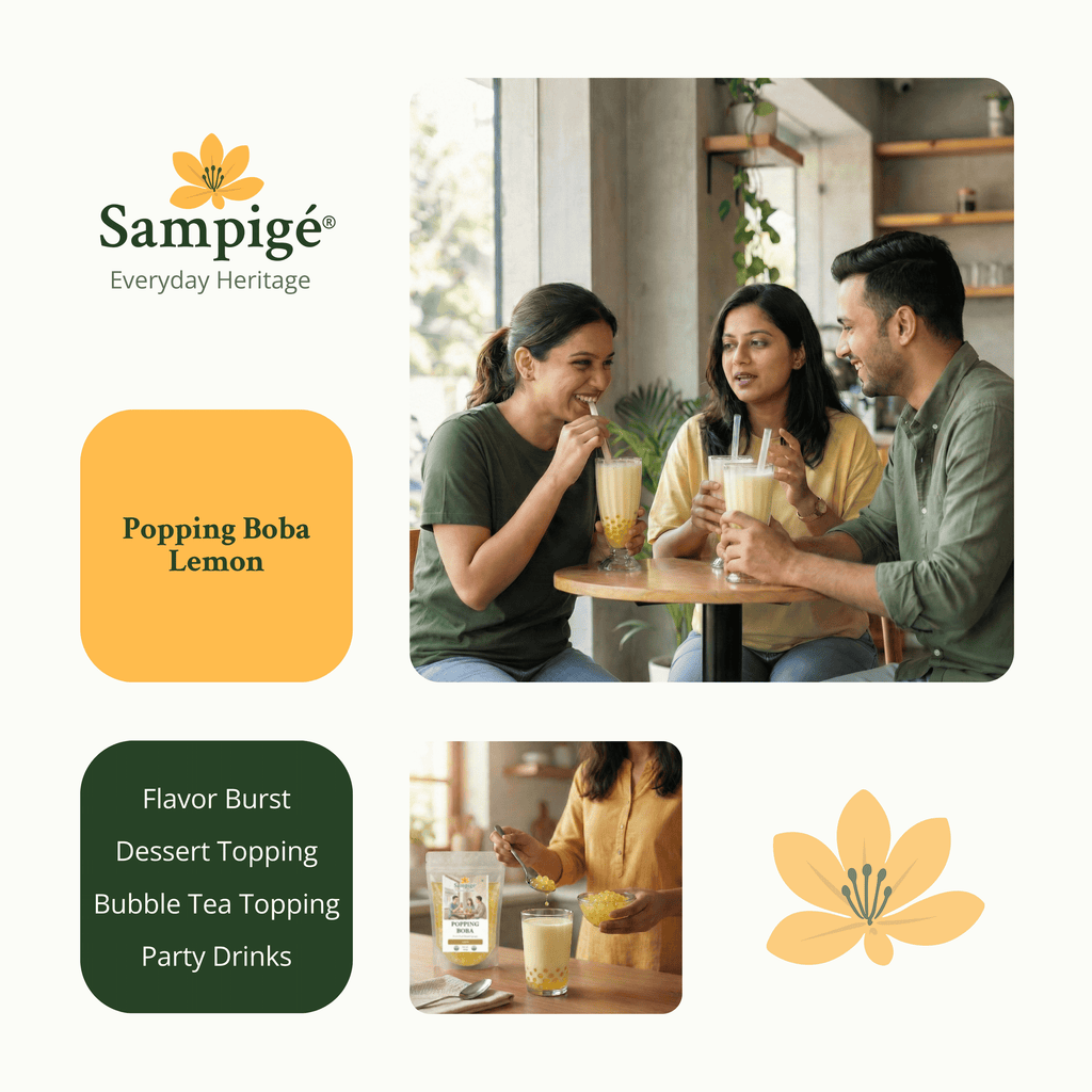 Sampige Popping Boba - Lemon