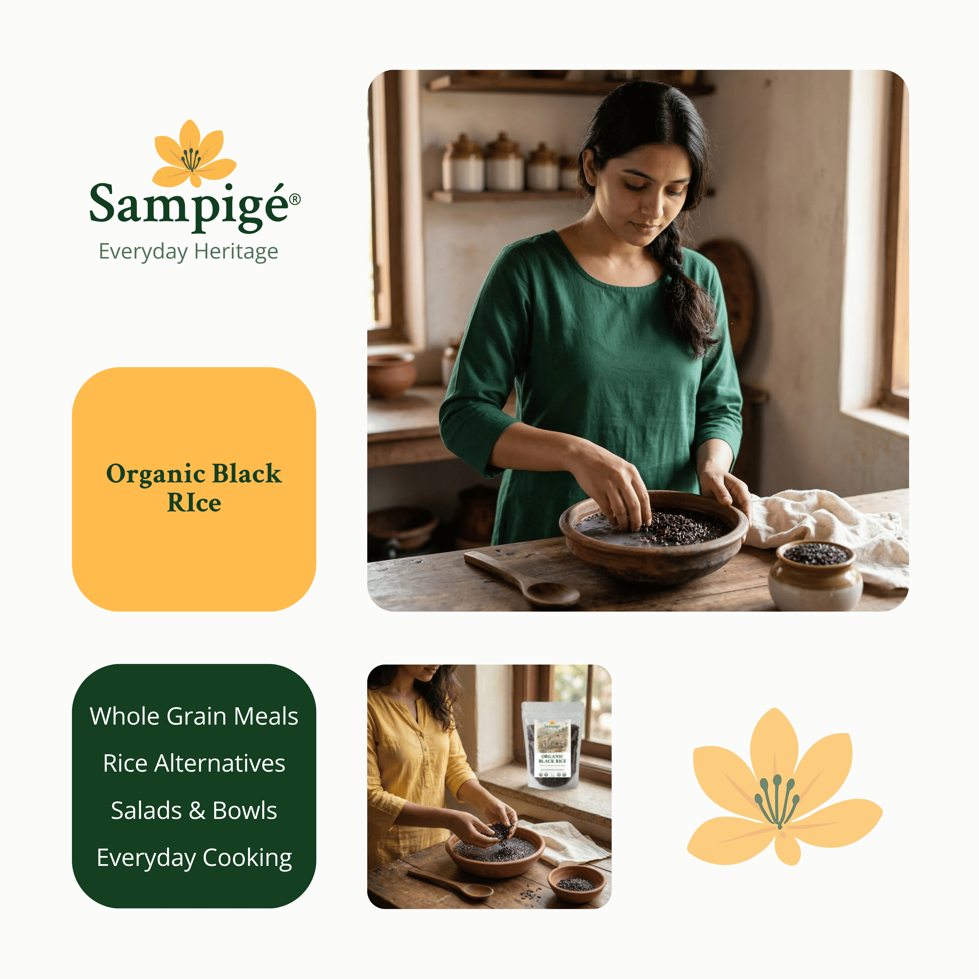 Sampige Organic Black Rice