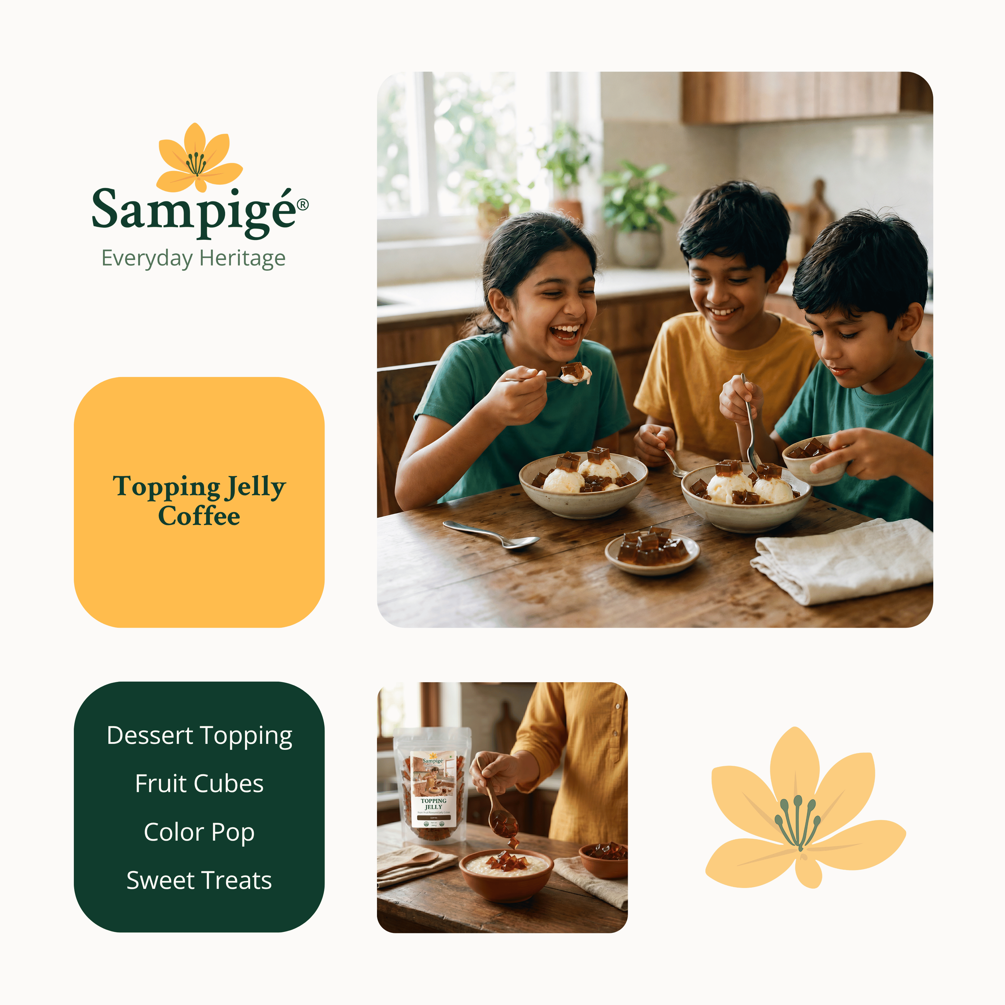 Sampige Topping Jelly - Coffee