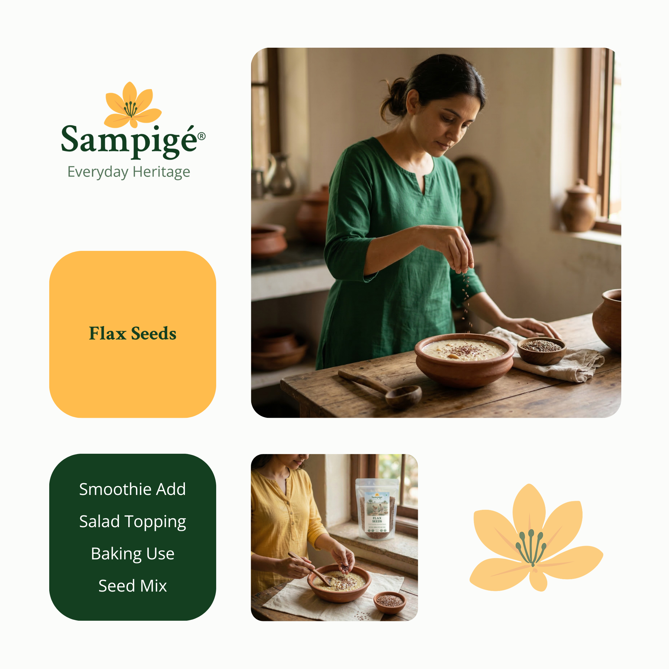 Sampige Flax Seed