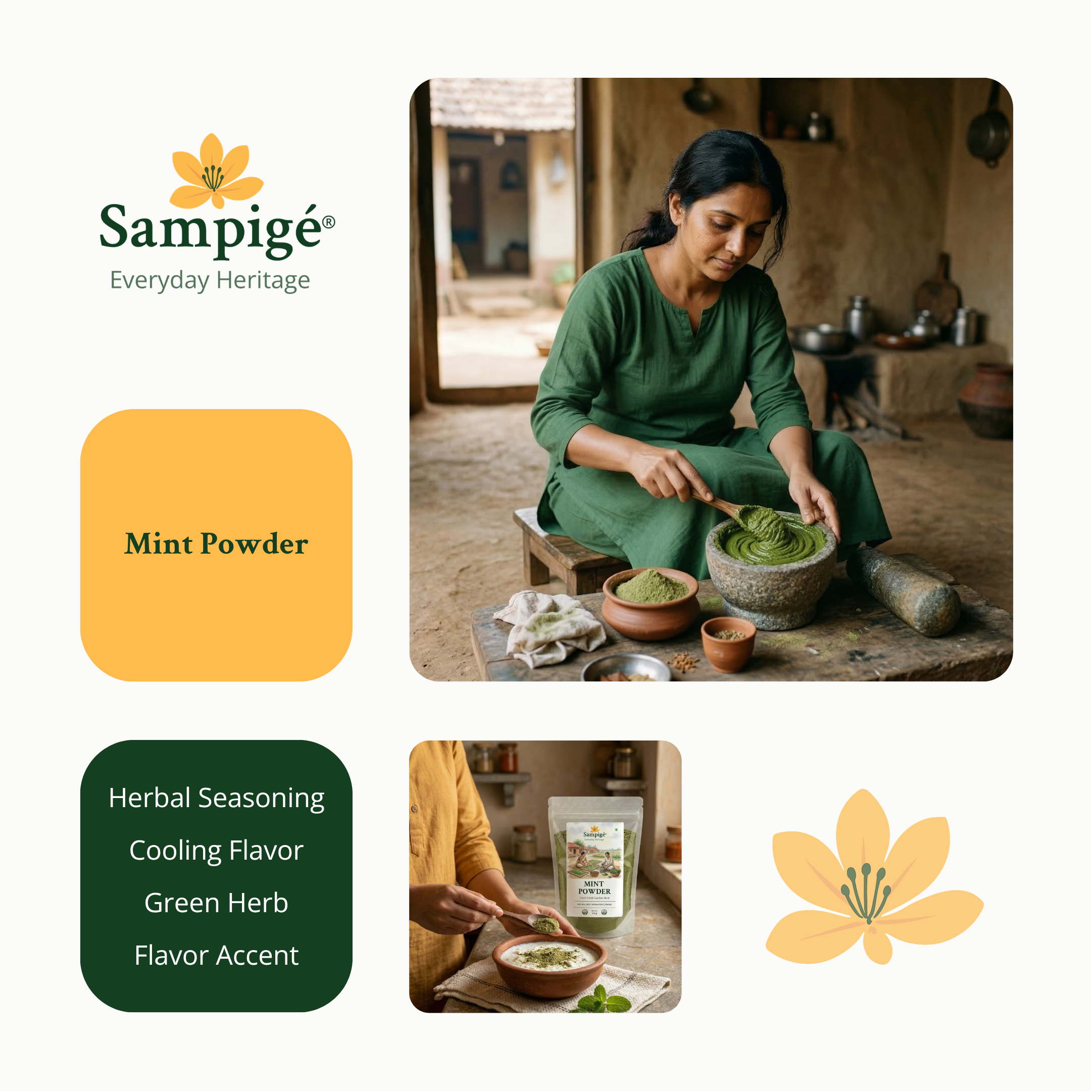 Sampige Mint Powder