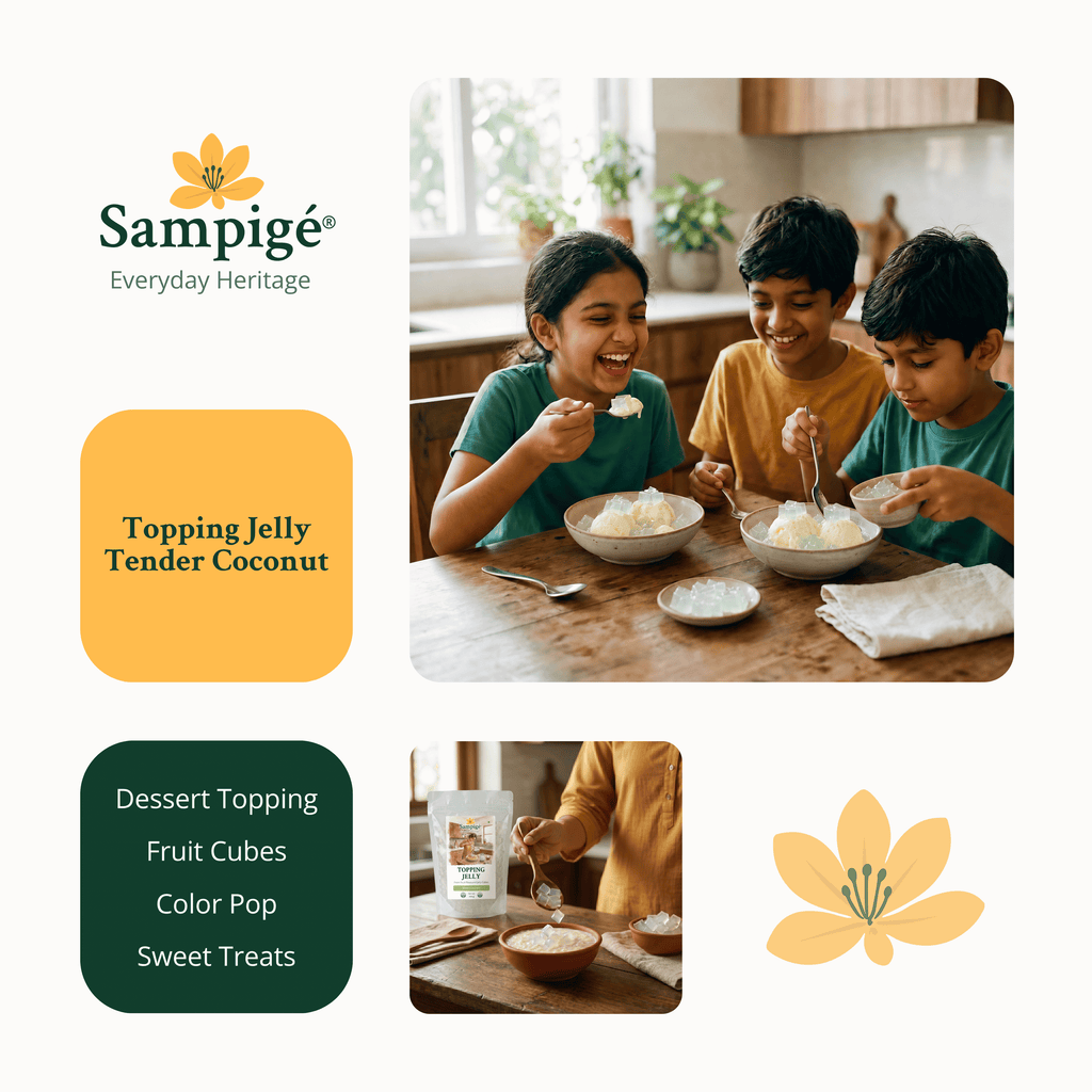 Sampige Topping Jelly - Tender Coconut