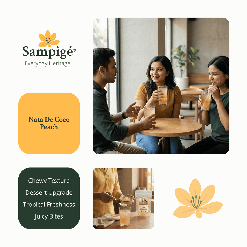 Sampige Nata De Coco - Peach