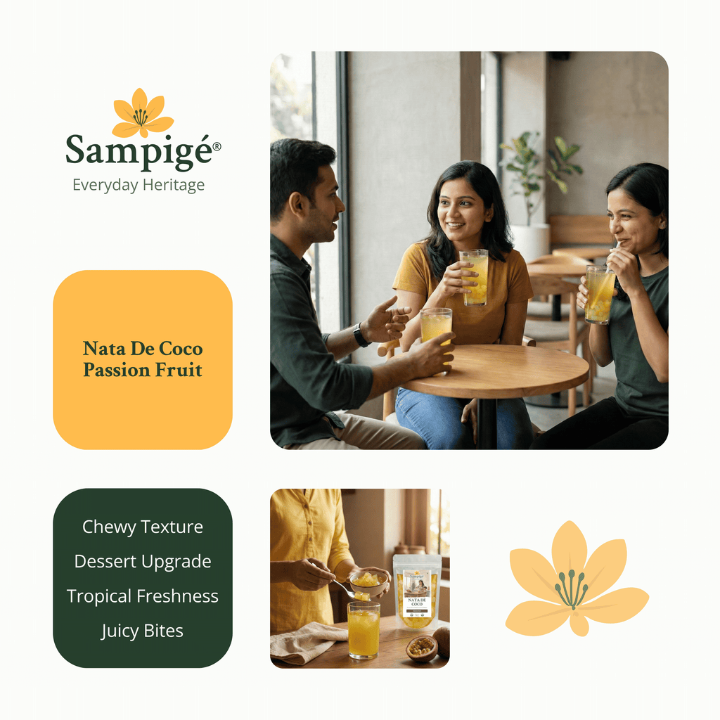 Sampige Nata De Coco - Passion Fruit