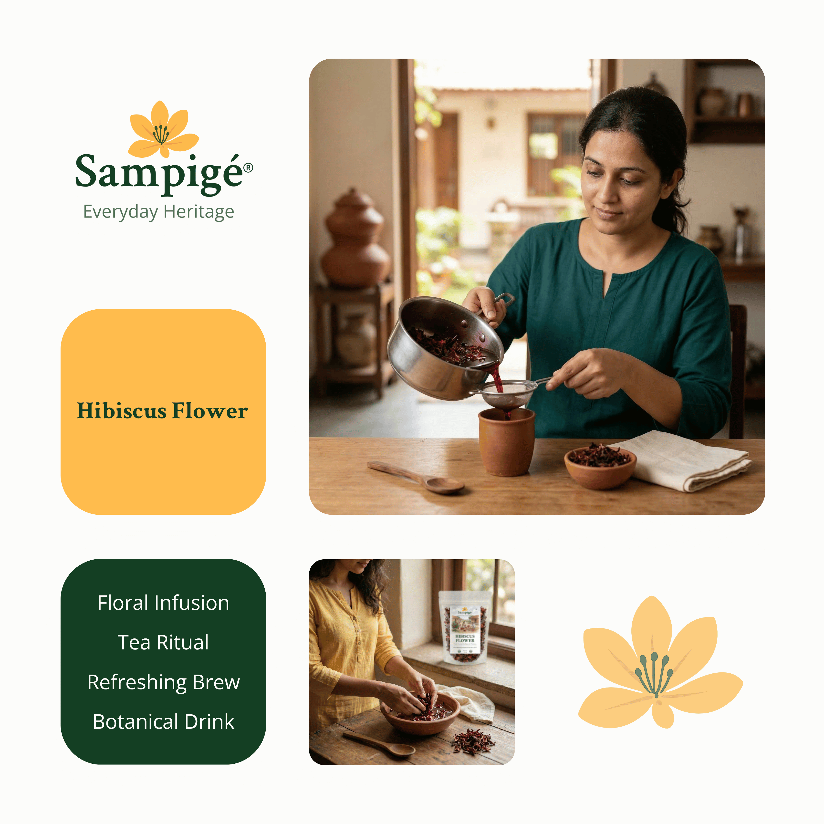 Sampige Hibiscus Flower