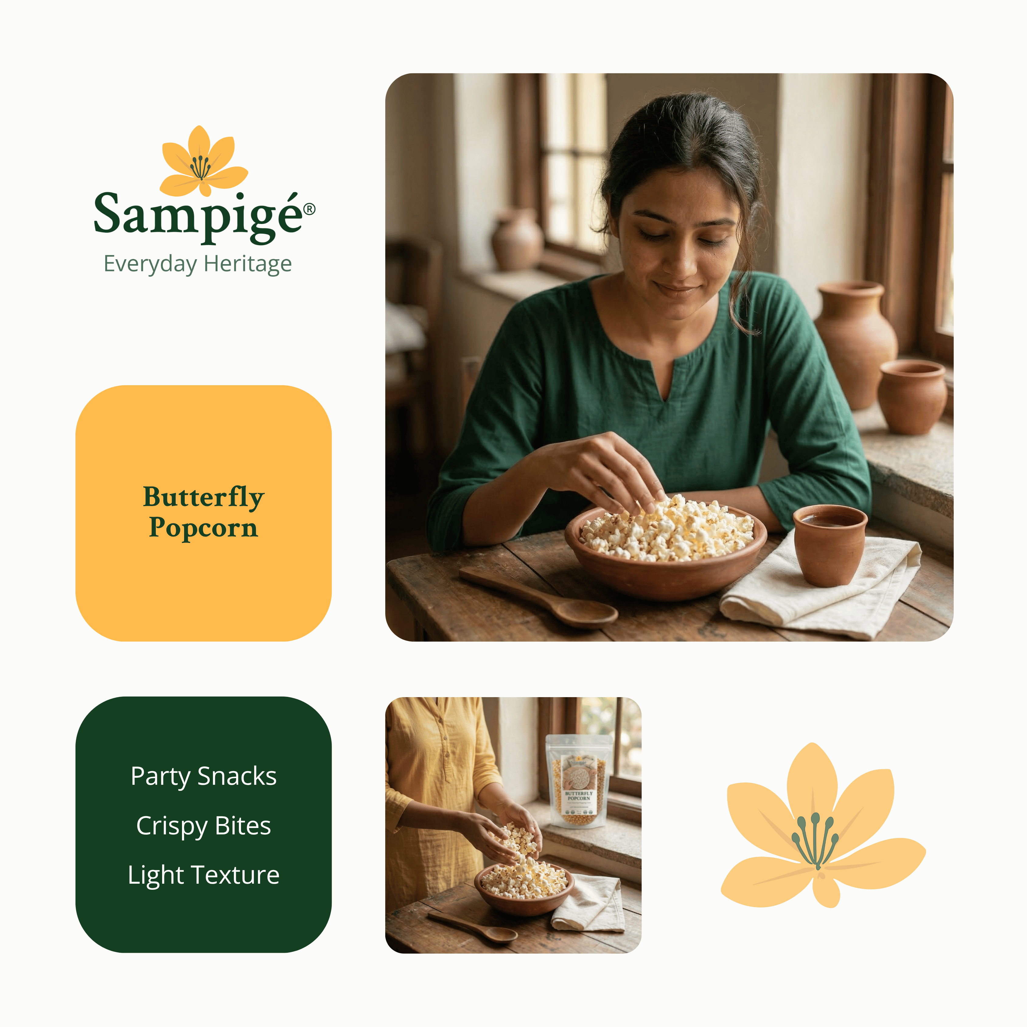 Sampige Butterfly Popcorn