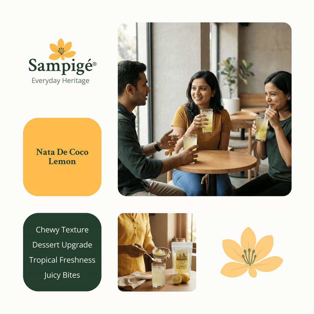 Sampige Nata De Coco - Lemon