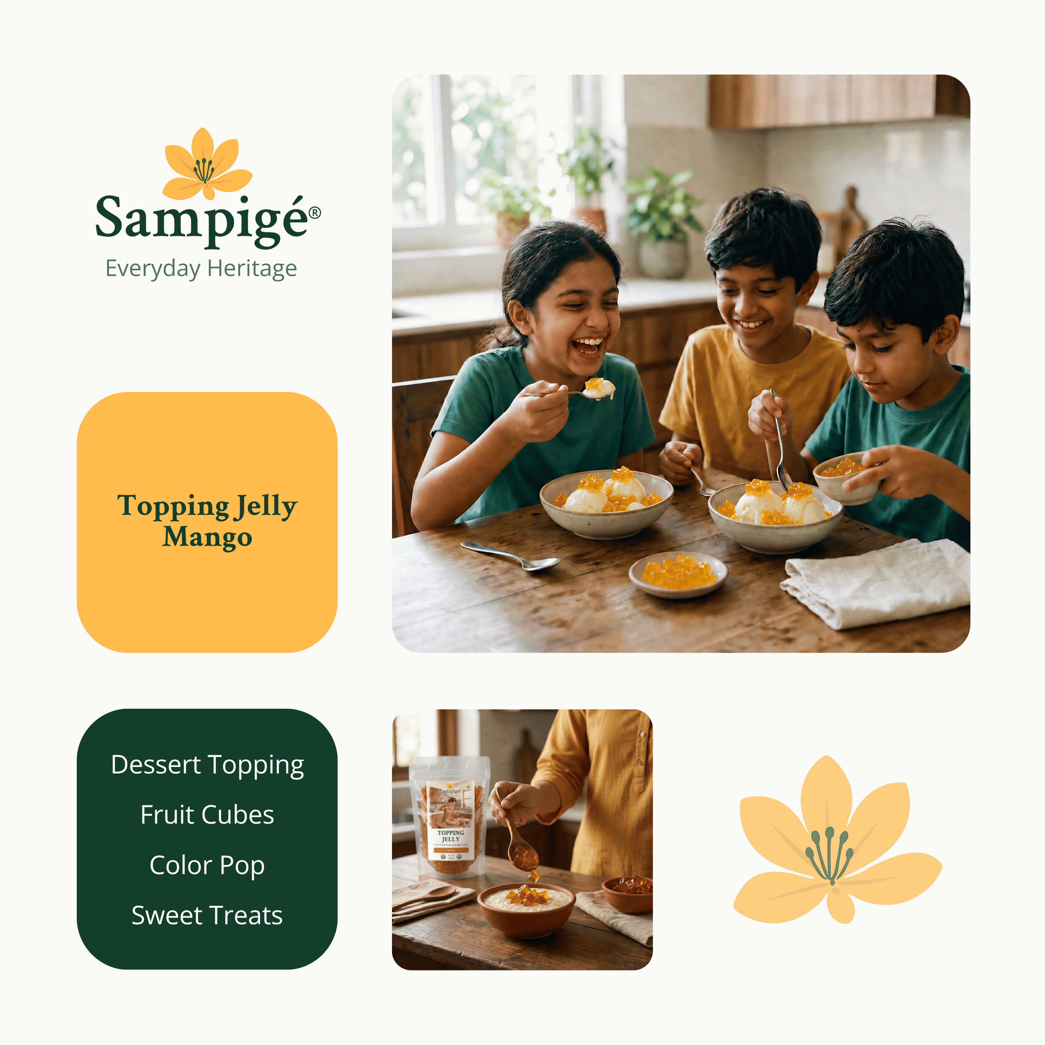 Sampie Topping Jelly - Mango