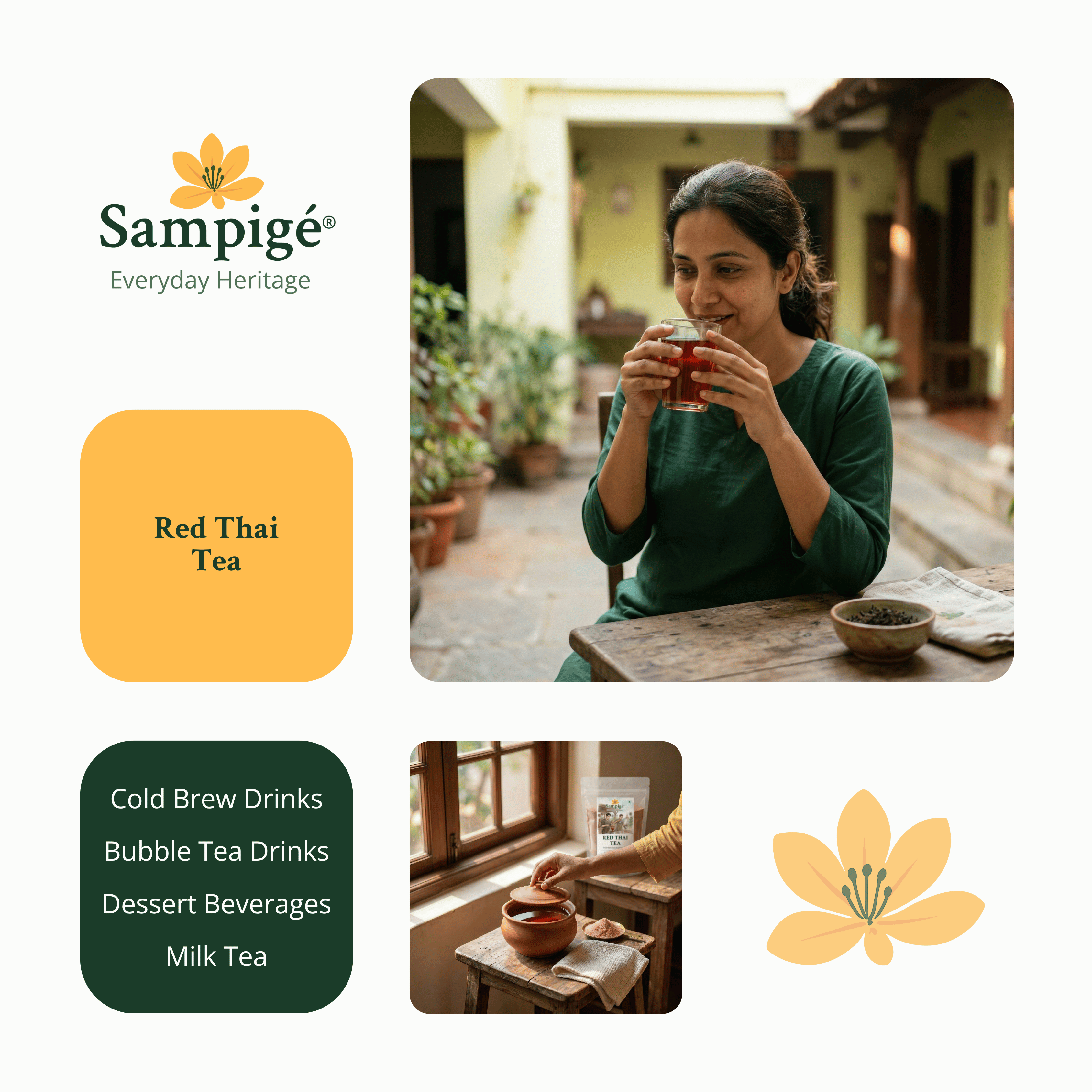 Sampige Red Thai Tea