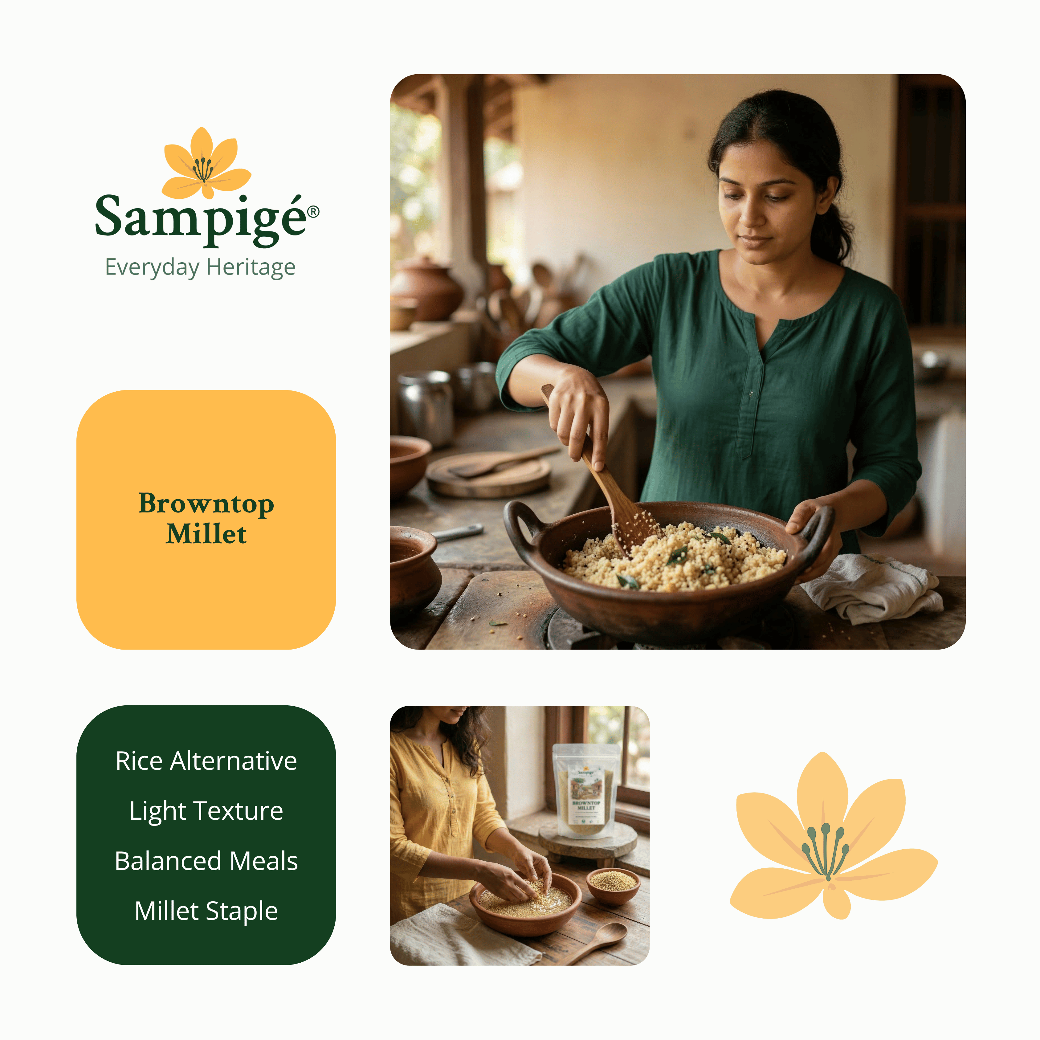 Sampige Browntop Millet