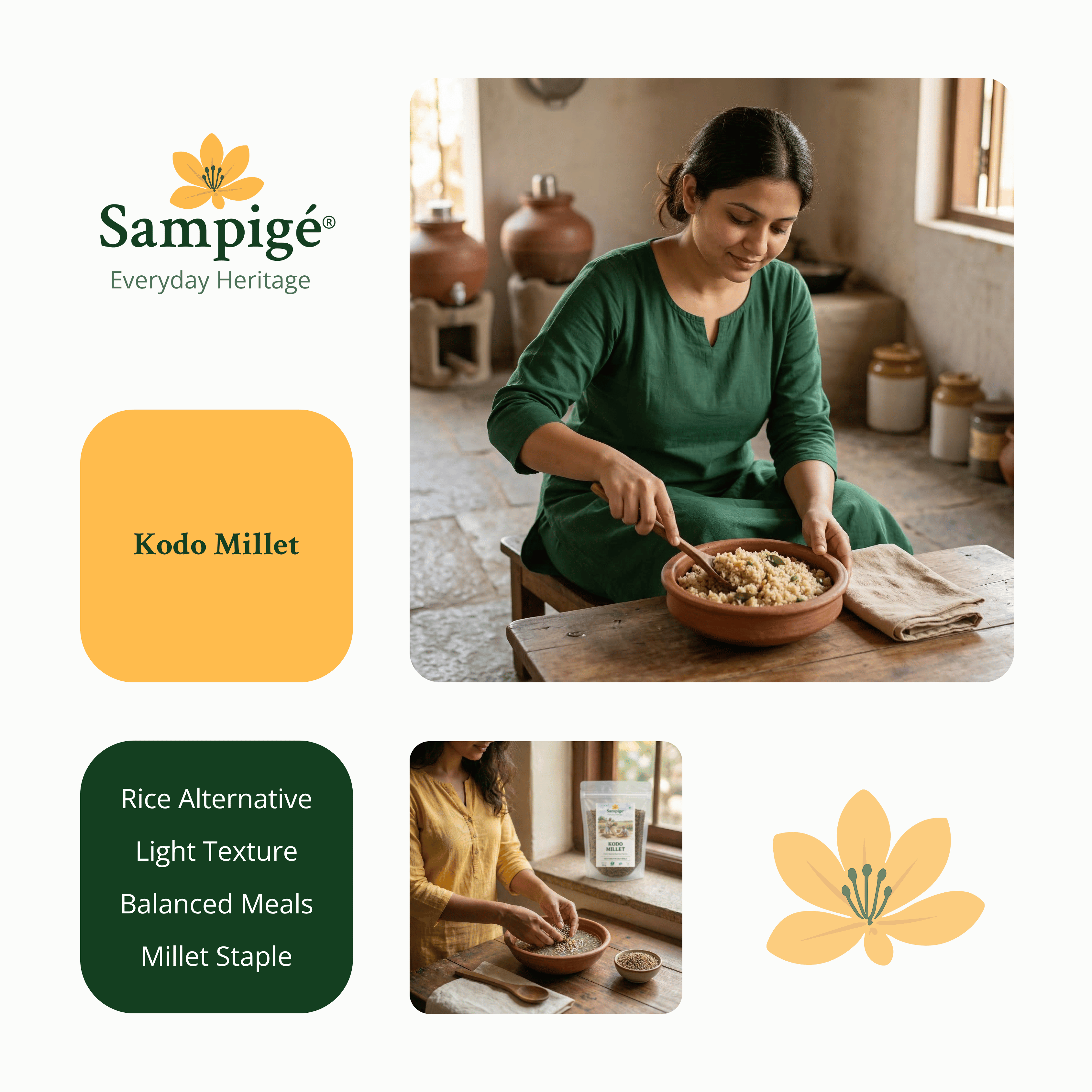 Sampige Kodo Millet