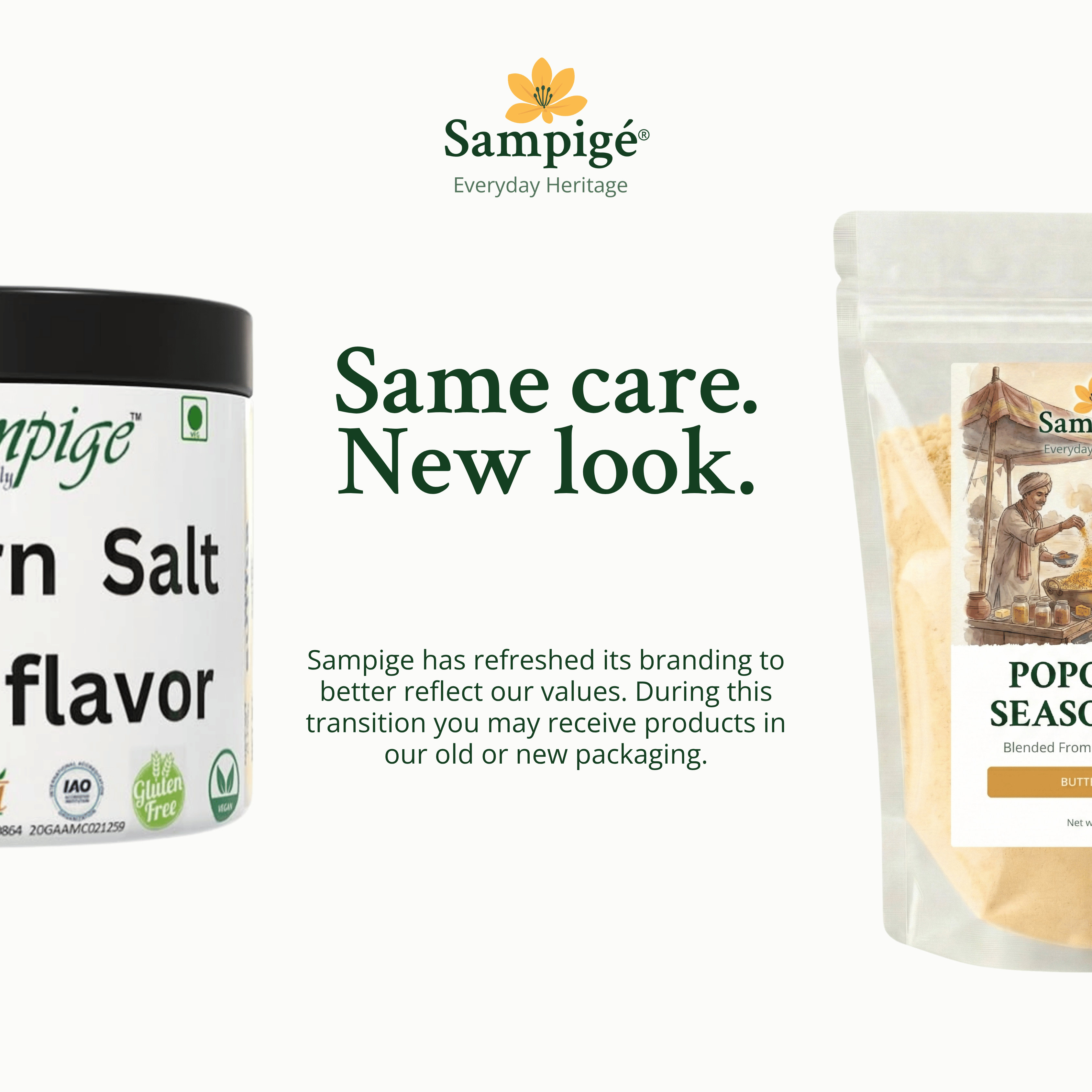 Sampige Popcorn Seasoning - Butter Salt