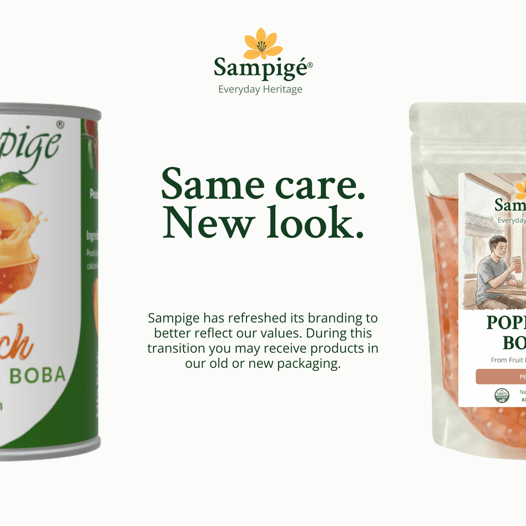 Sampige Popping Boba - Peach