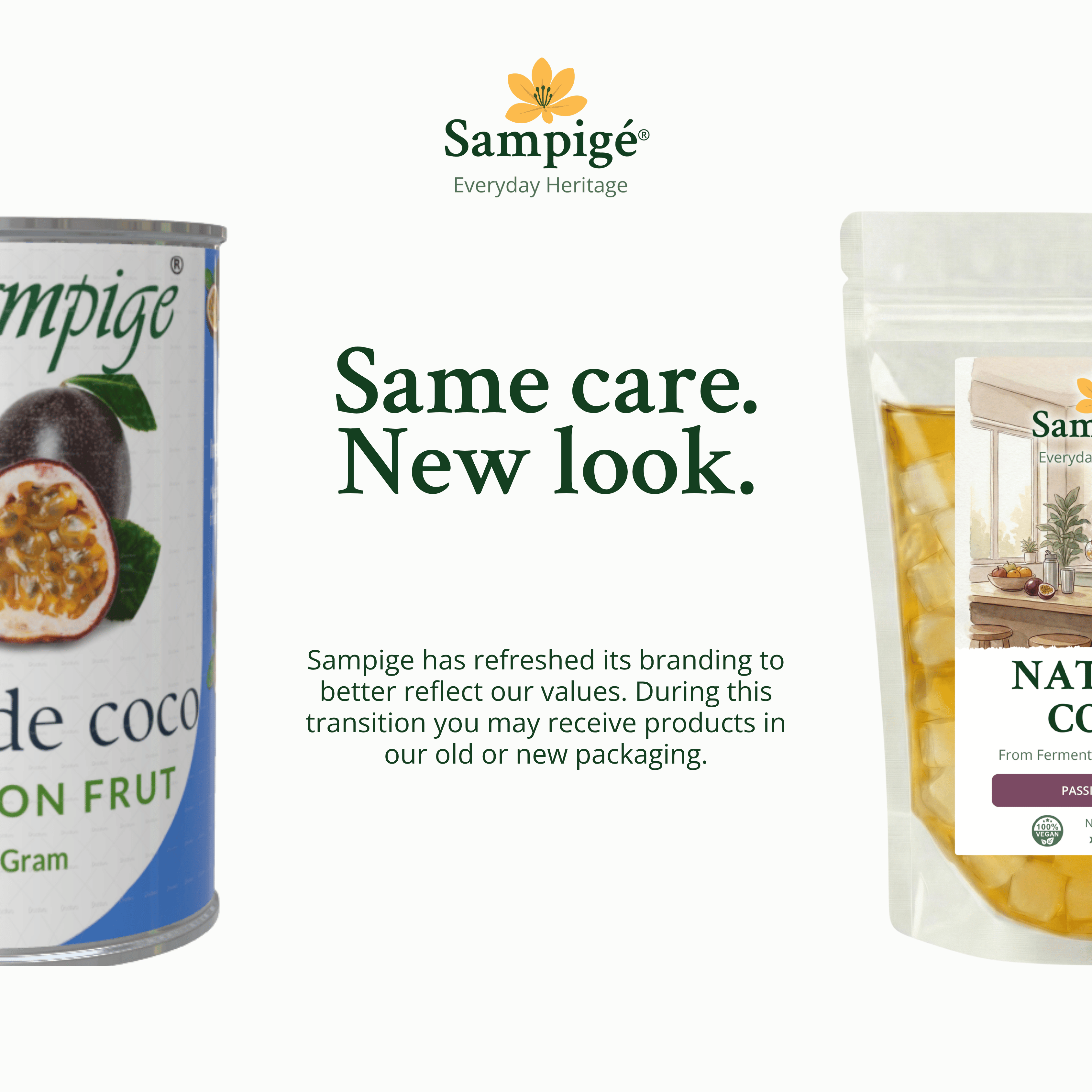 Sampige Nata De Coco - Passion Fruit