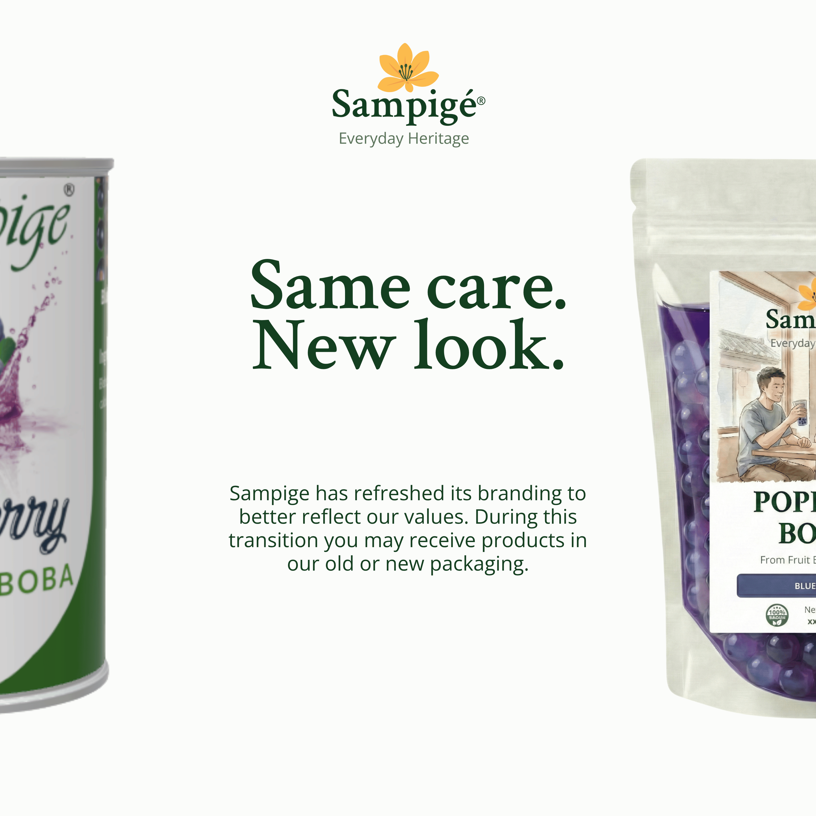 Sampige Popping Boba - Blueberry