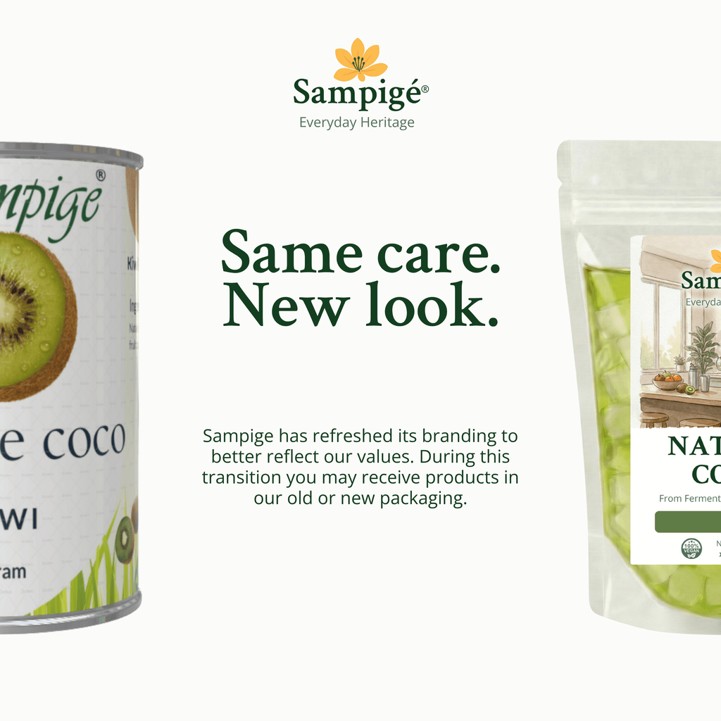 Sampige Nata De Coco - Kiwi