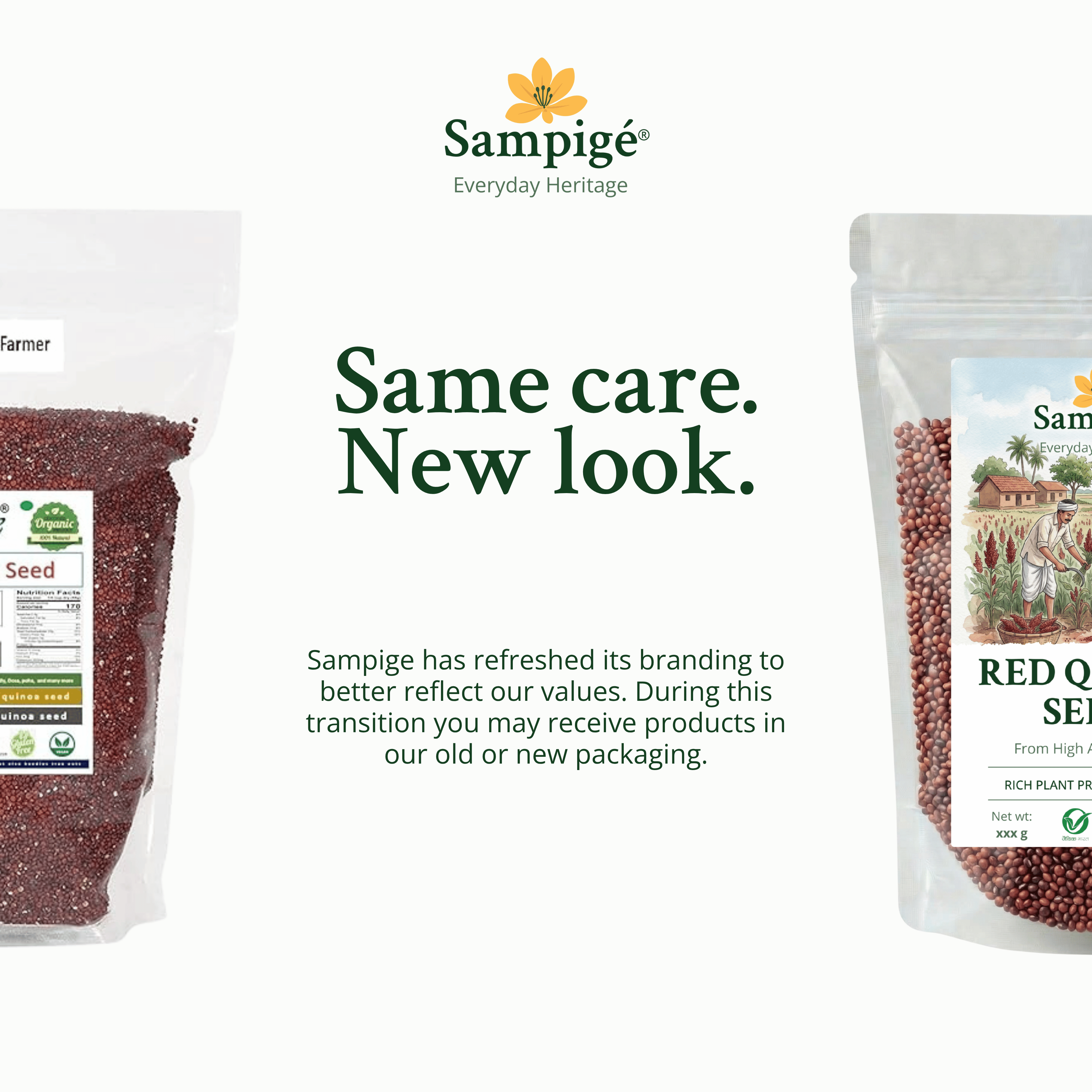 Sampige Red Quinoa Seeds