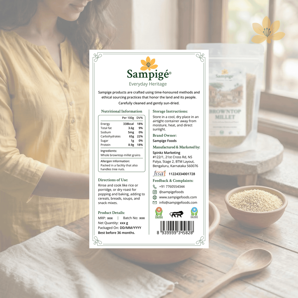 Sampige Browntop Millet