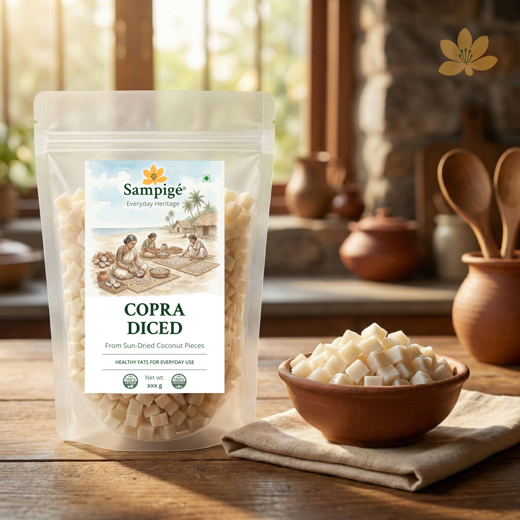 Sampige Diced Copra Cubes