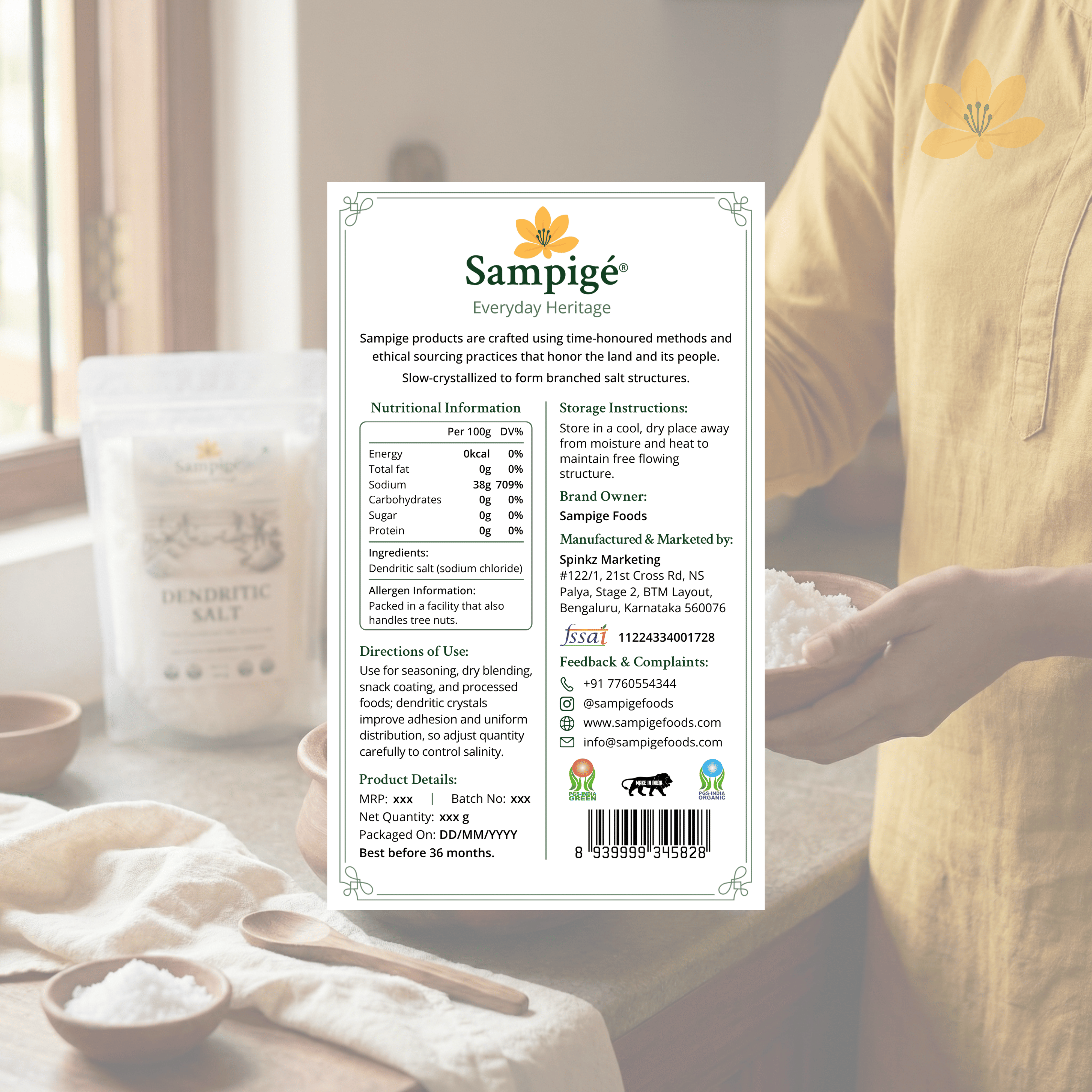 Sampige Dendritic Sea Salt