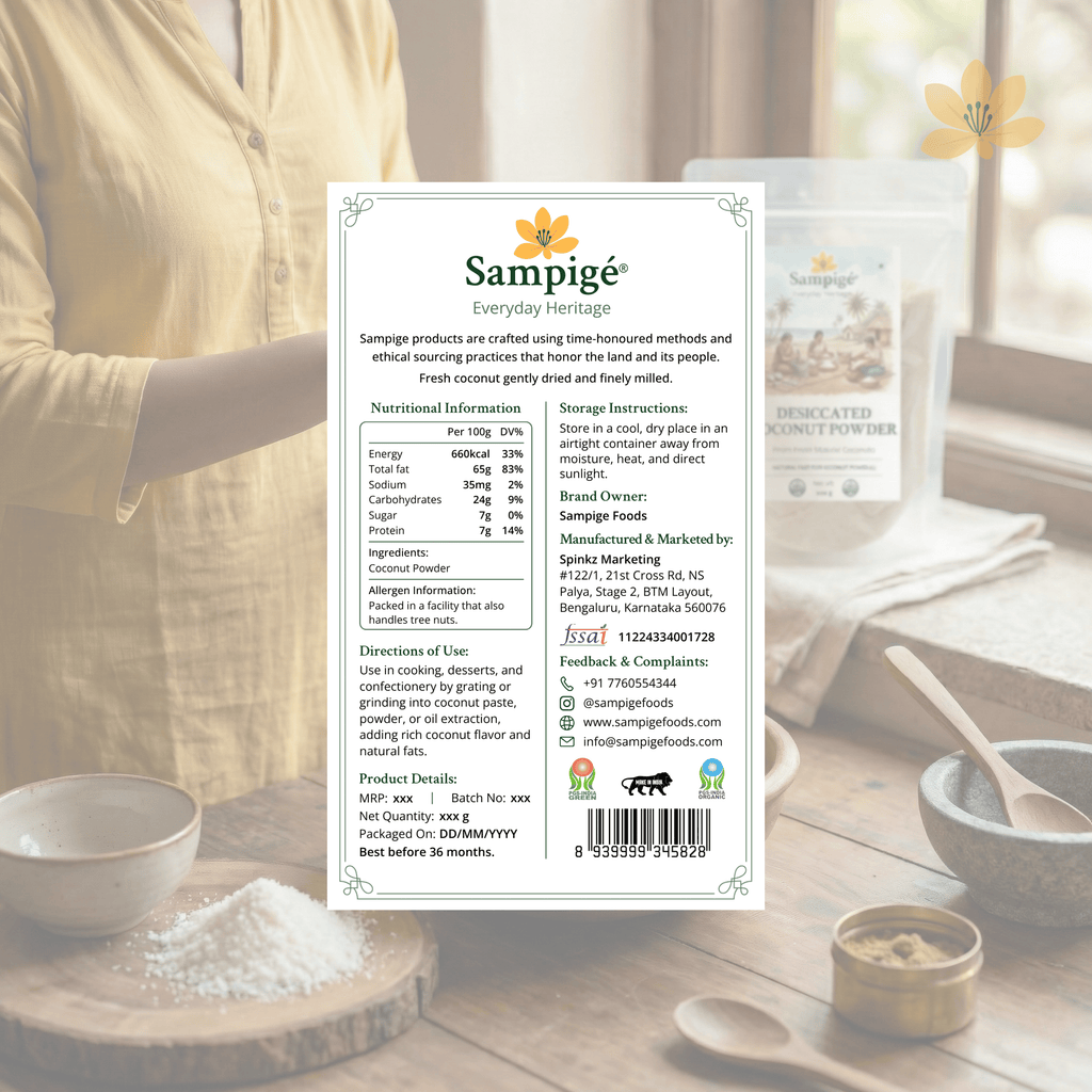 Sampige Dessicated Coconut Powder