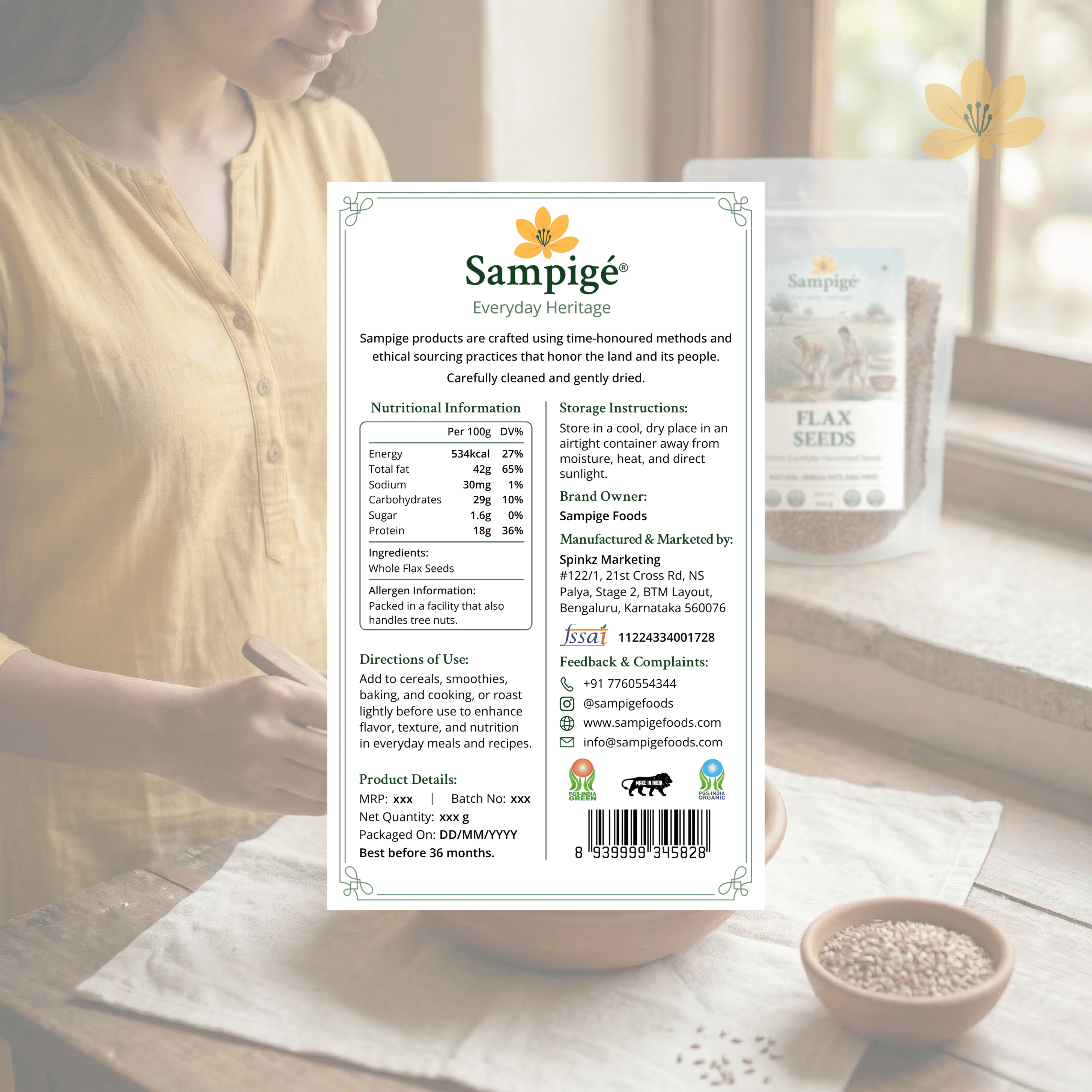 Sampige Flax Seed