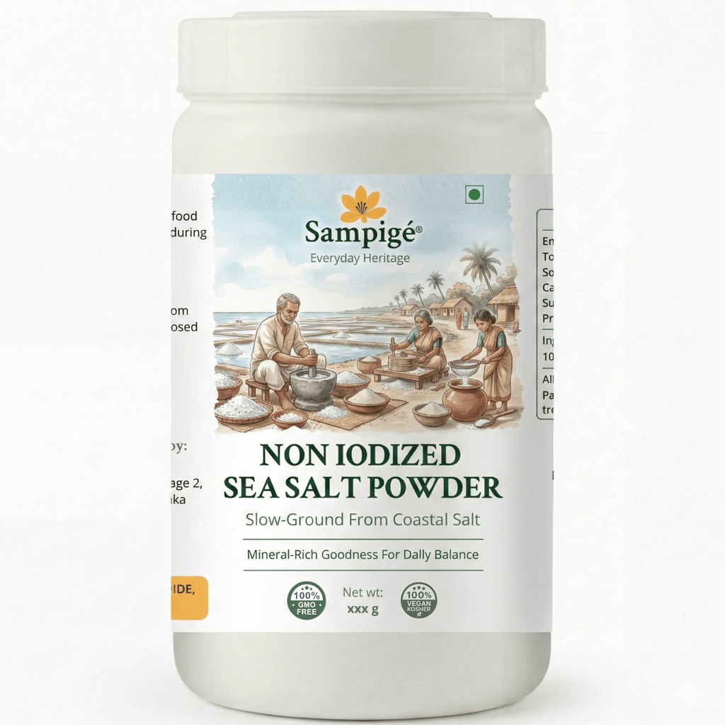 Sampige Non iodized Salt Sea Salt Powder 900gm