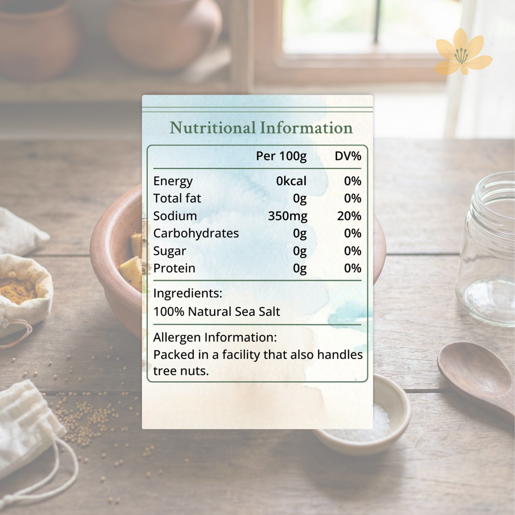 Sampige Non iodized Salt Sea Salt Powder