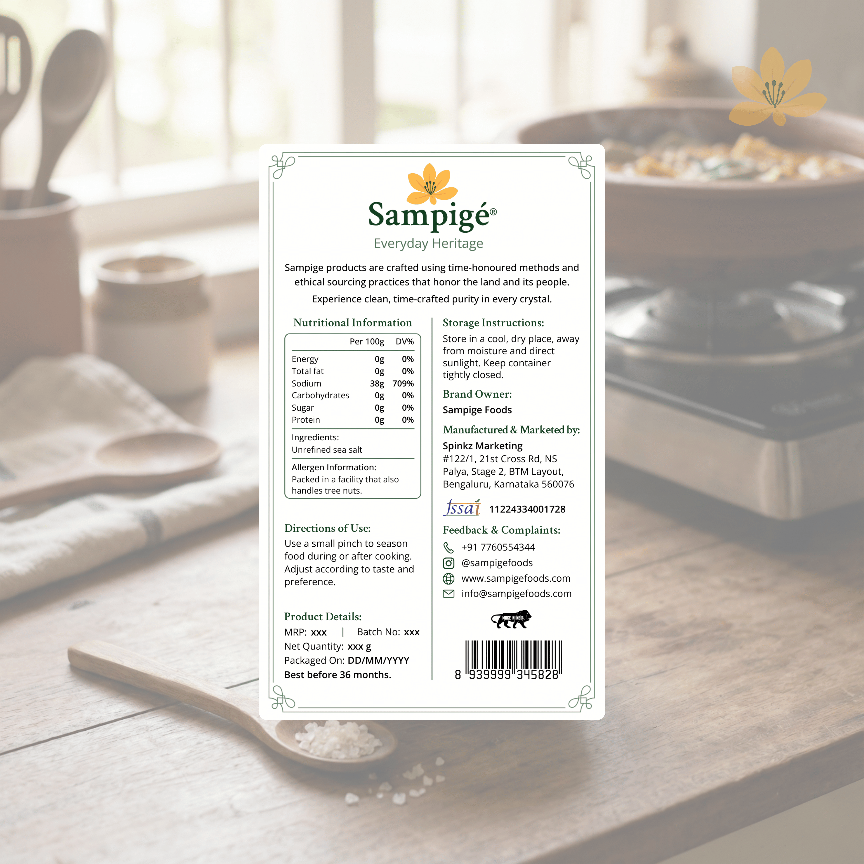 Sampige Natural Sea Salt