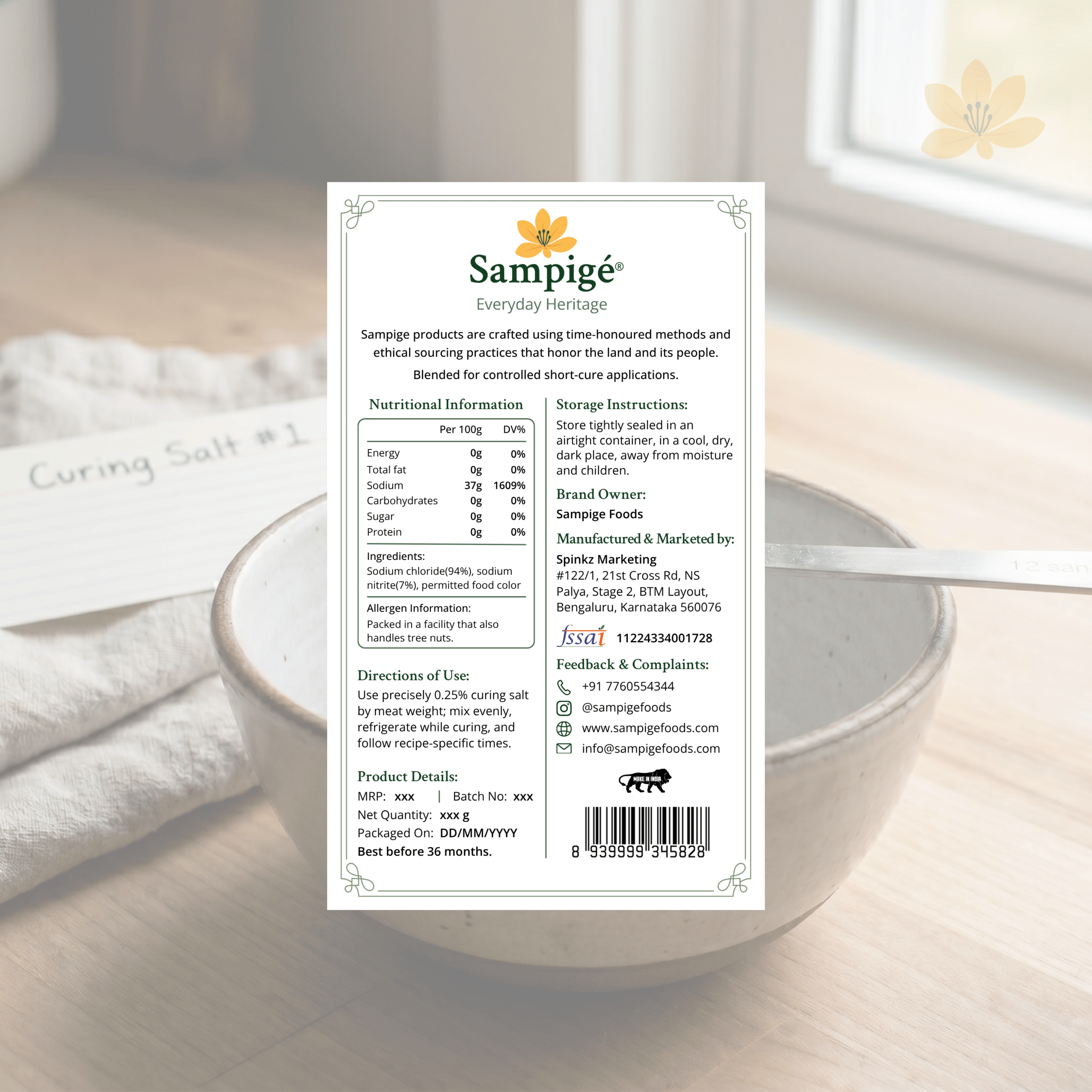 Sampige Curing Salt