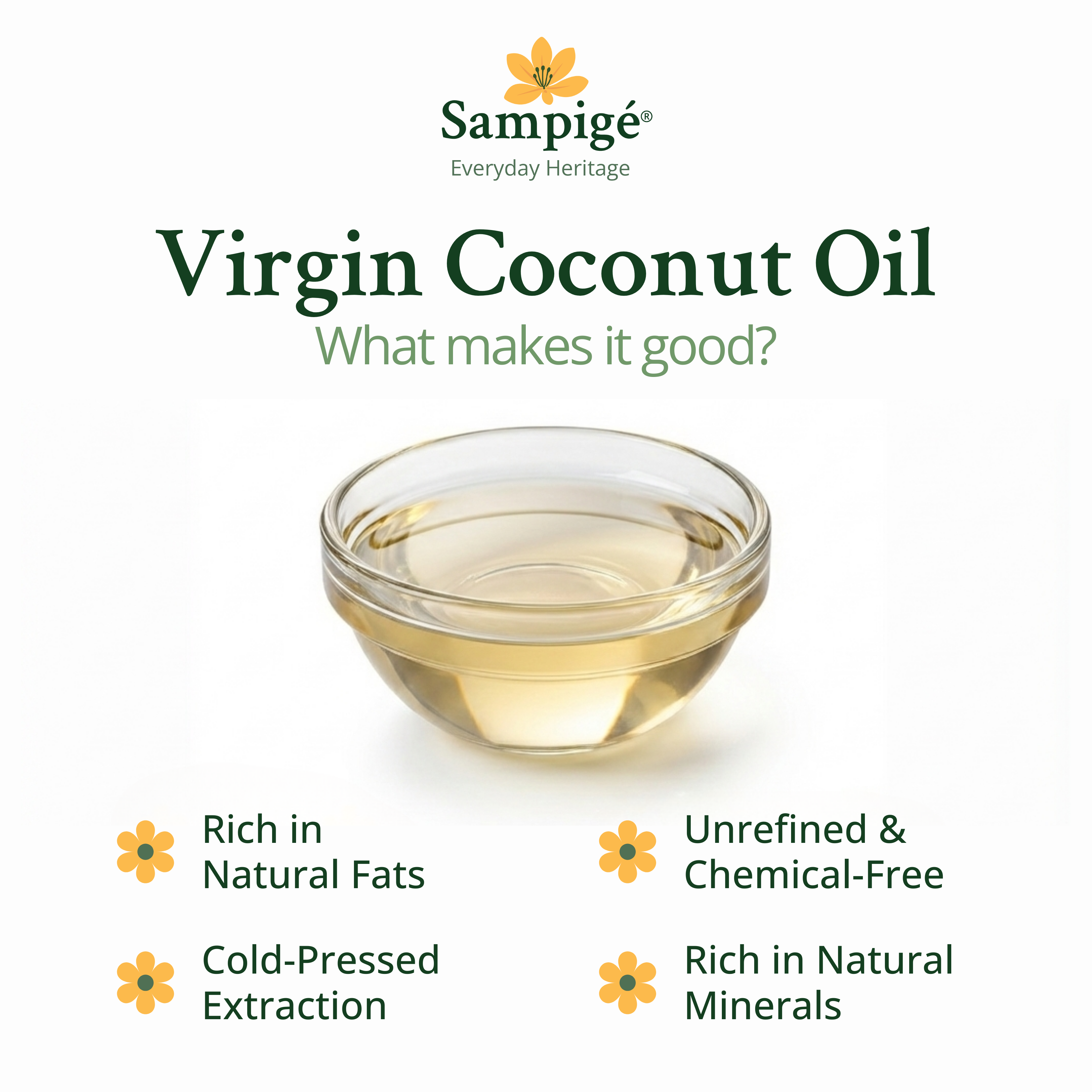 Sampige Cold Pressed Coconut Oil