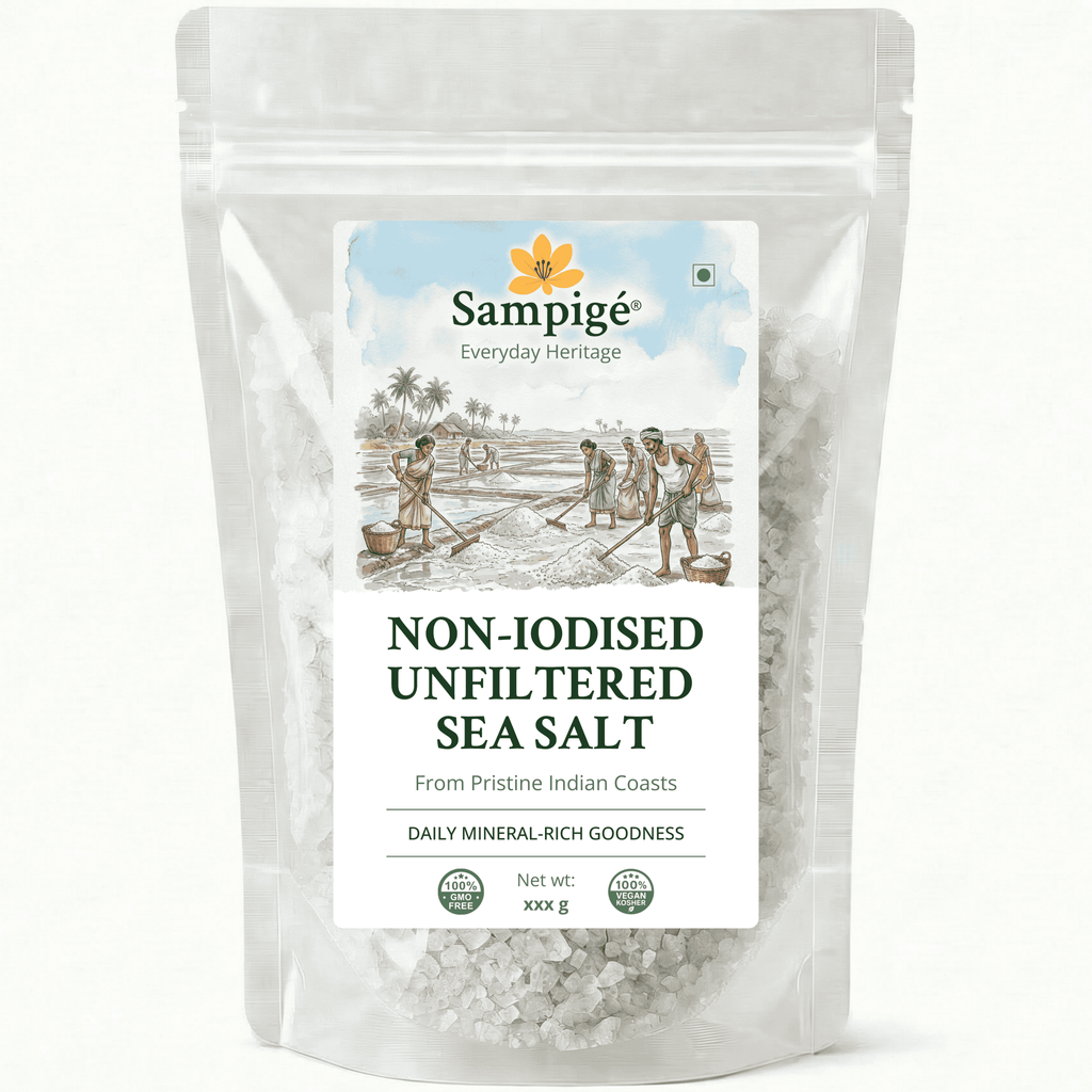 Sampige Non Iodised Unfiltered Sea Salt