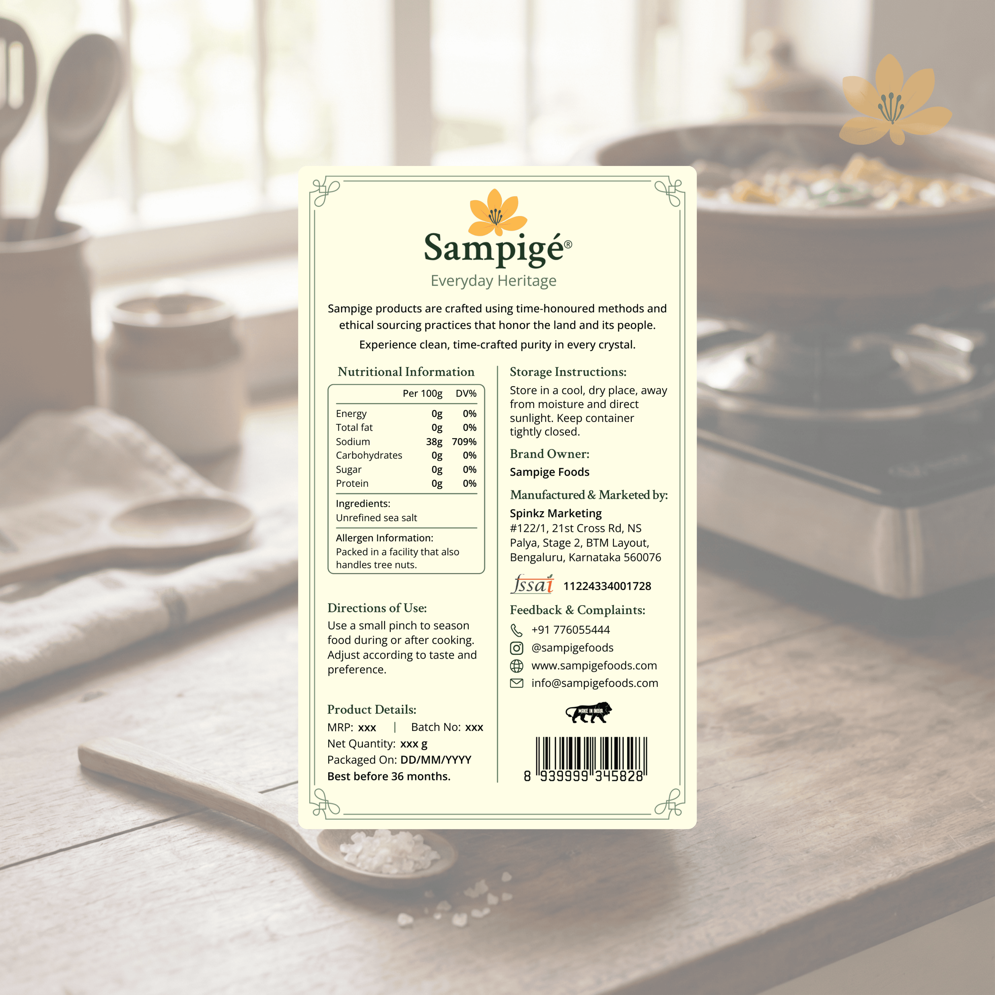 Sampige Natural Sea Salt