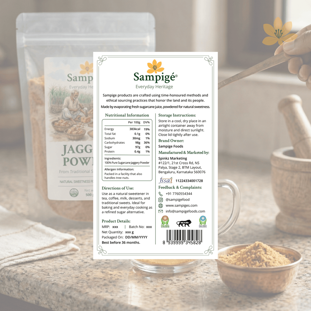 Sampige Jaggery Powder