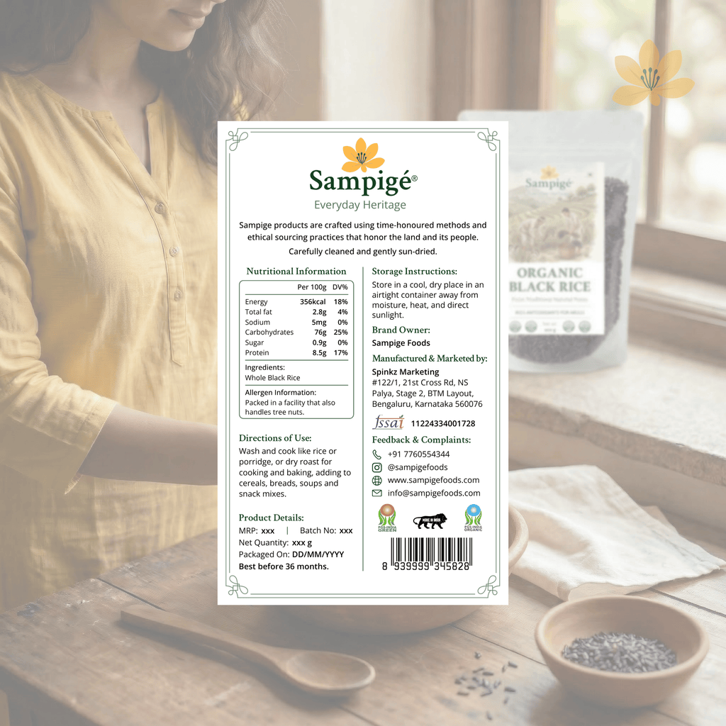 Sampige Organic Black Rice