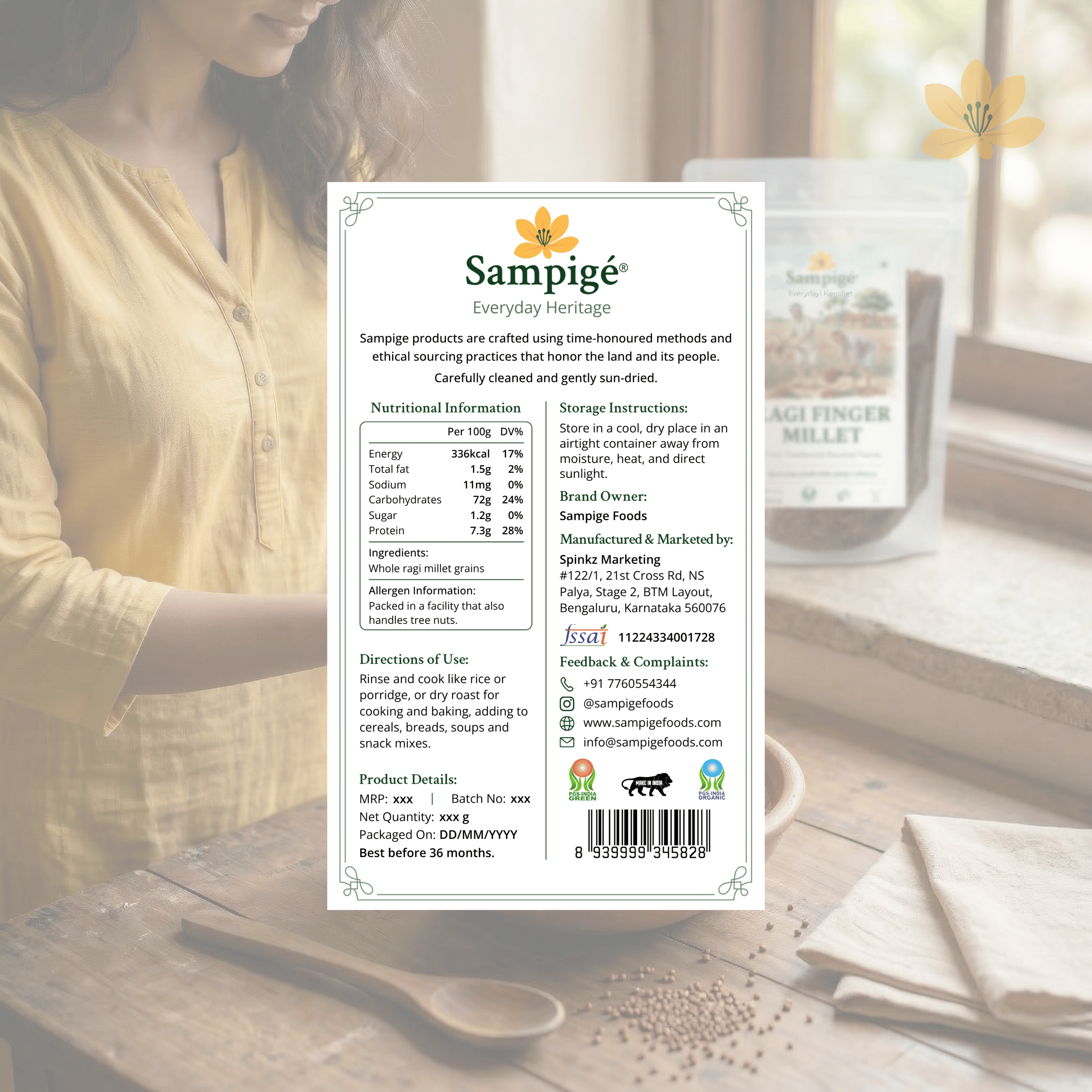 Sampige Ragi Finger Millet