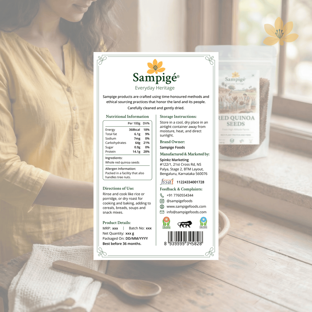 Sampige Red Quinoa Seeds